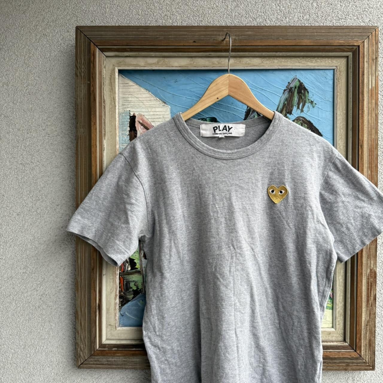 Comme des Garcons Comme des garcons cdg play t shirt grey Size US S / EU 44-46 / 1 - 2 Thumbnail