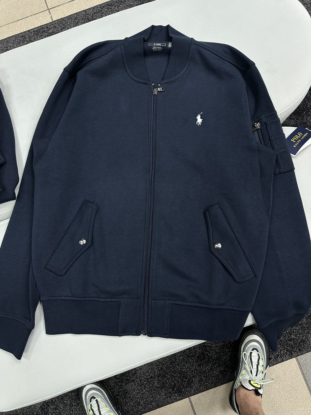 Polo Ralph Lauren New Polo Ralph Lauren Zip Sweatshirt Navy Sizes XS, S, M Size US M / EU 48-50 / 2 - 2 Thumbnail