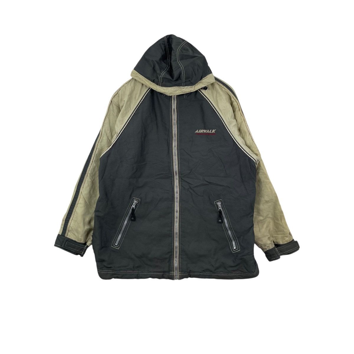 Airwalk Vintage Airwalk Hoodie Zipper Parka Jacket Size US L / EU 52-54 / 3 - 1 Thumbnail