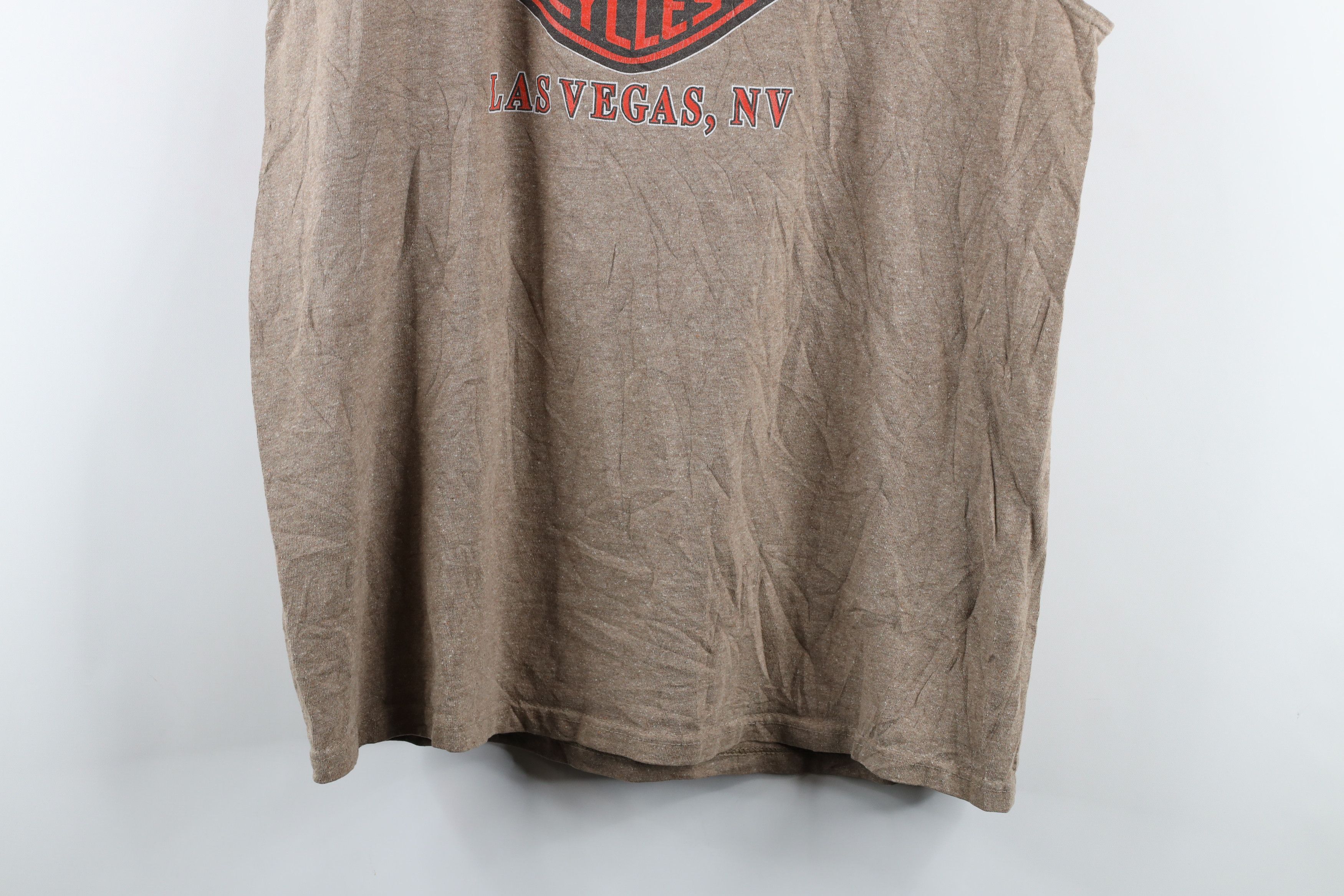 Harley Davidson × Vintage Vintage Y2K Harley Davidson Flames Sleeveless T-Shirt USA Size US L / EU 52-54 / 3 - 13 Thumbnail
