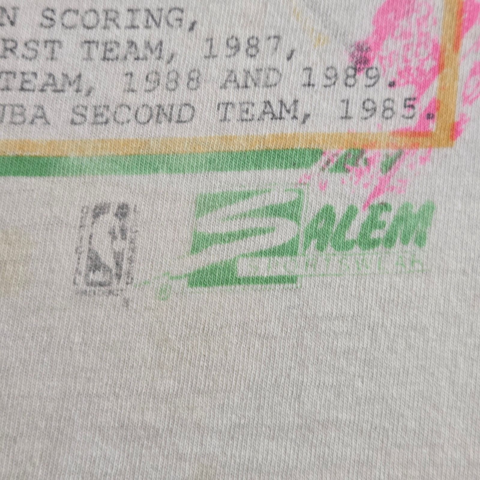 Salem Sportswear Michael Jordan Chicago Bulls Vintage Salem Sportswear Tee XL Size US XL / EU 56 / 4 - 7 Thumbnail