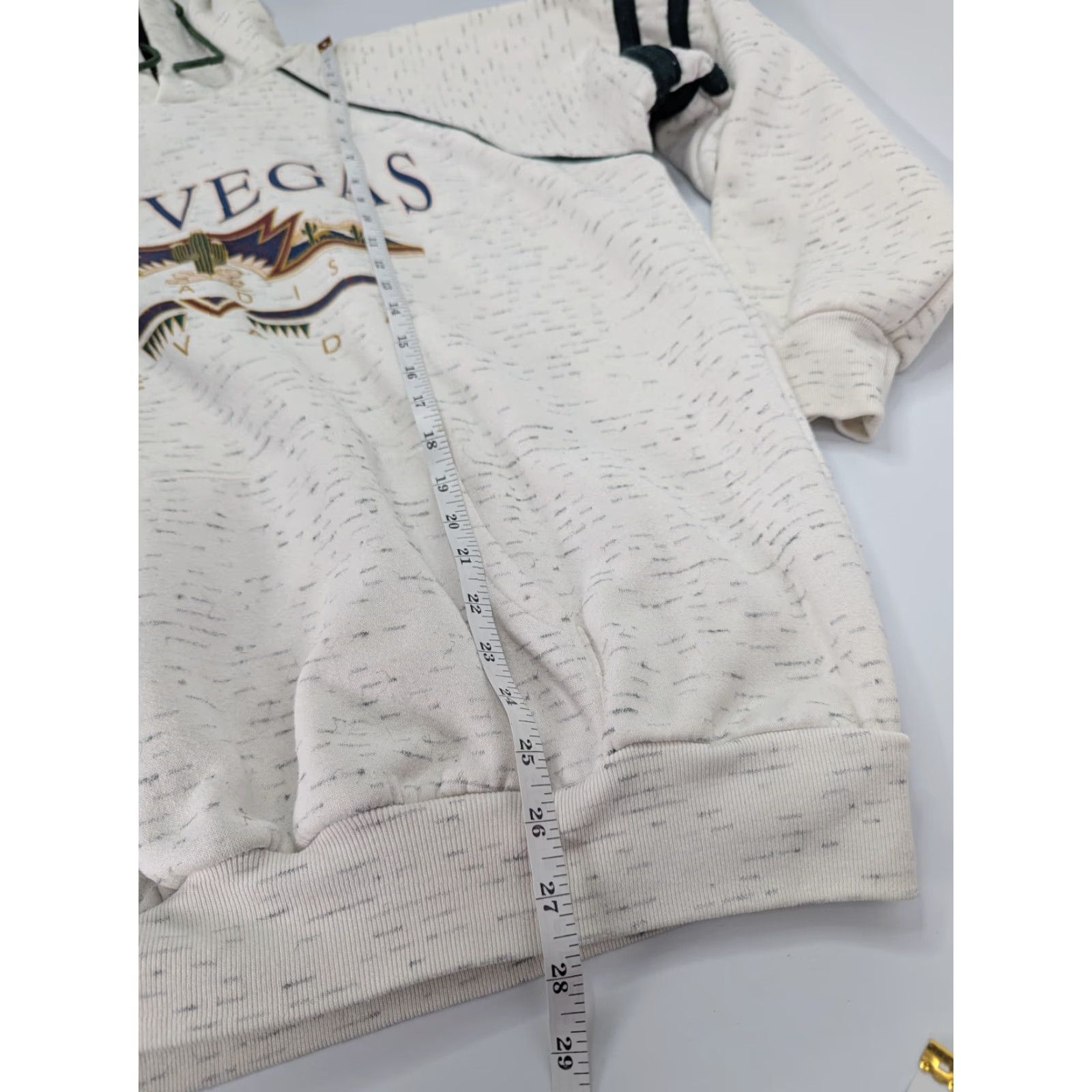 Paradise VINTAGE Pacific Style Hoodie Shirt Unisex Adults XL Ivory Logo Graphic Print Pockets USA 90s? Size US XL / EU 56 / 4 - 6 Thumbnail