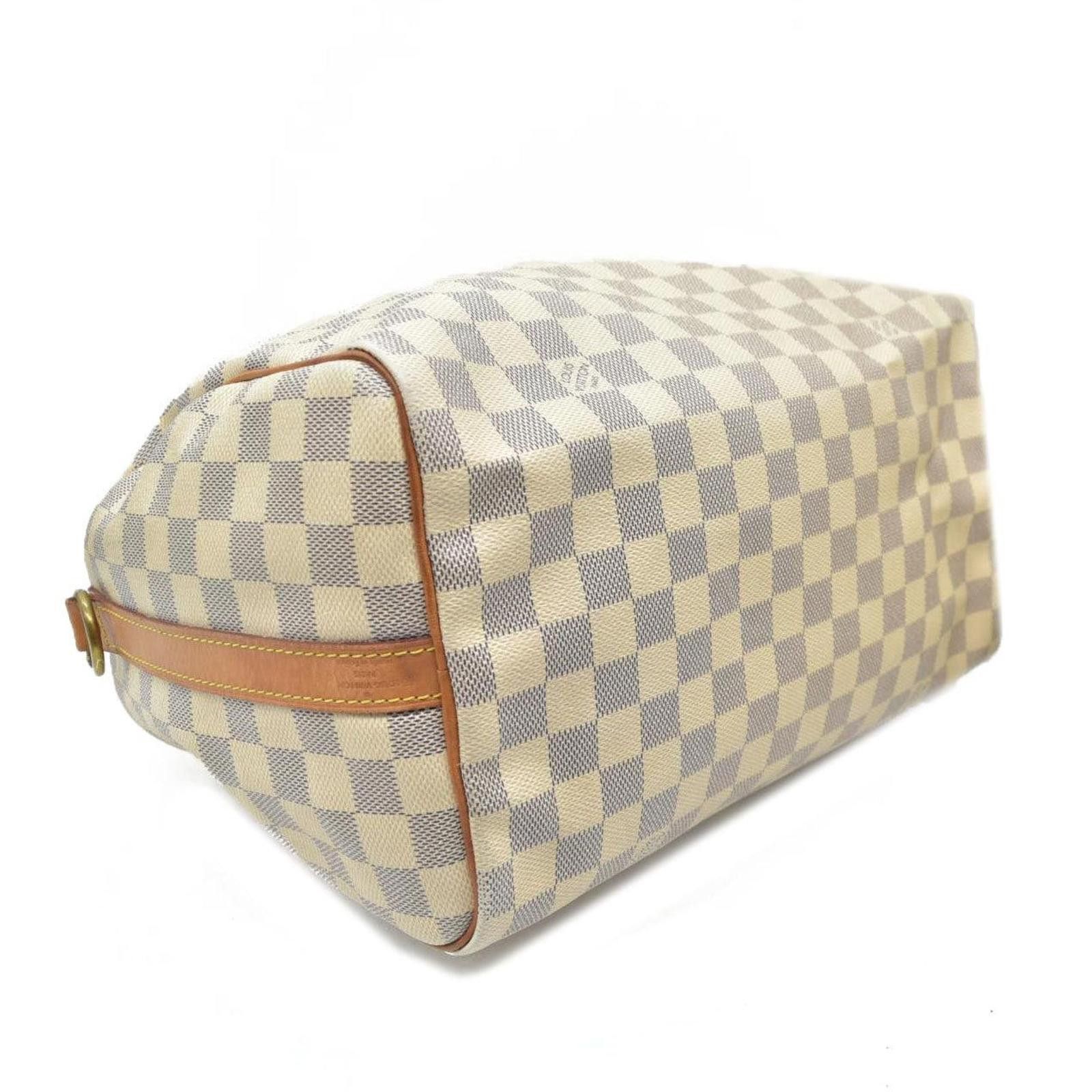 Louis Vuitton Louis Vuitton Damier Azur Speedy Bandouliere 30 DU1103 Size ONE SIZE - 3 Thumbnail