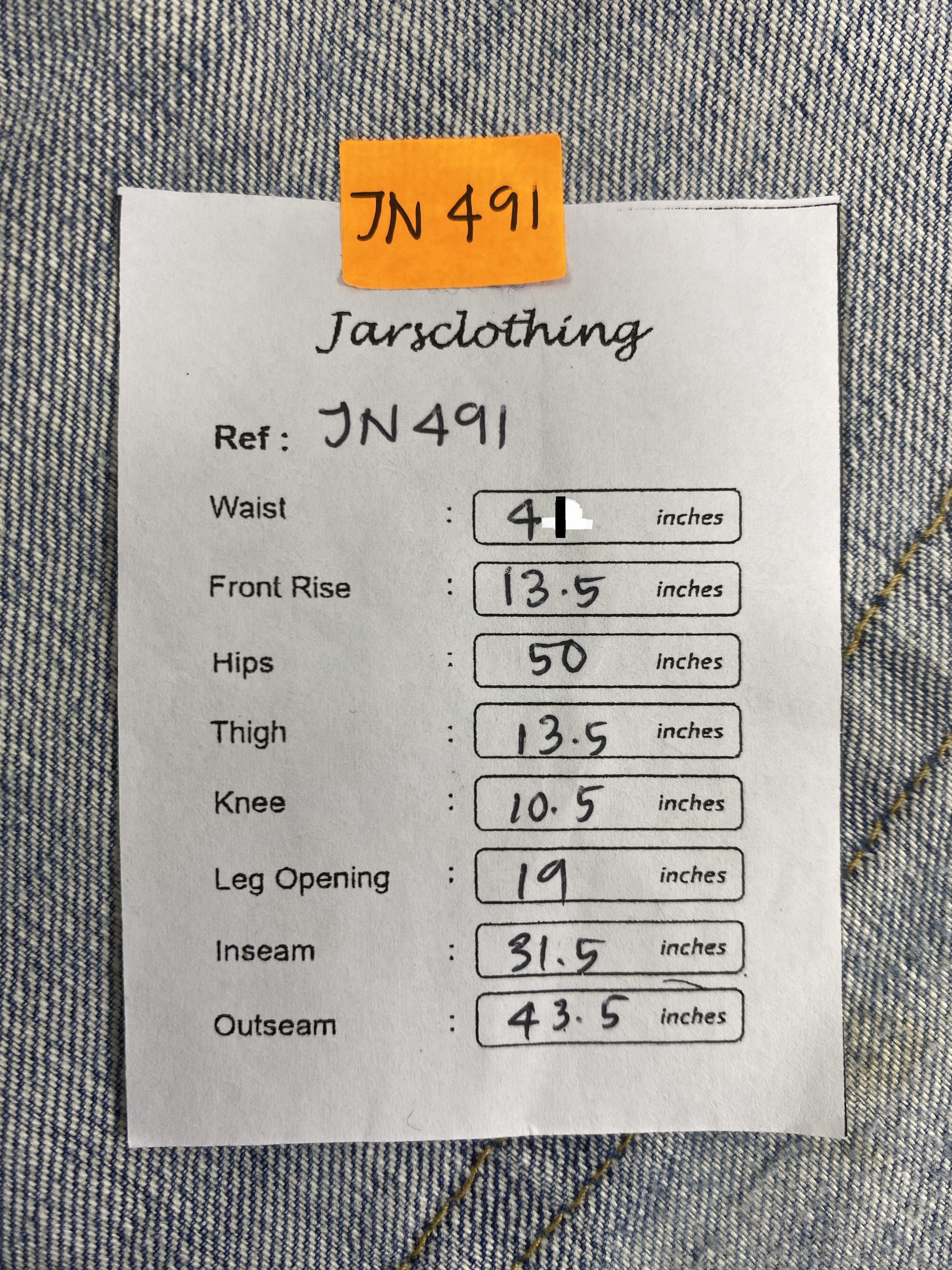 Levi's Light Wash Vintage Levi's 569 Denim 42x31.5 -JN491 Size US 40 / EU 56 - 8 Thumbnail