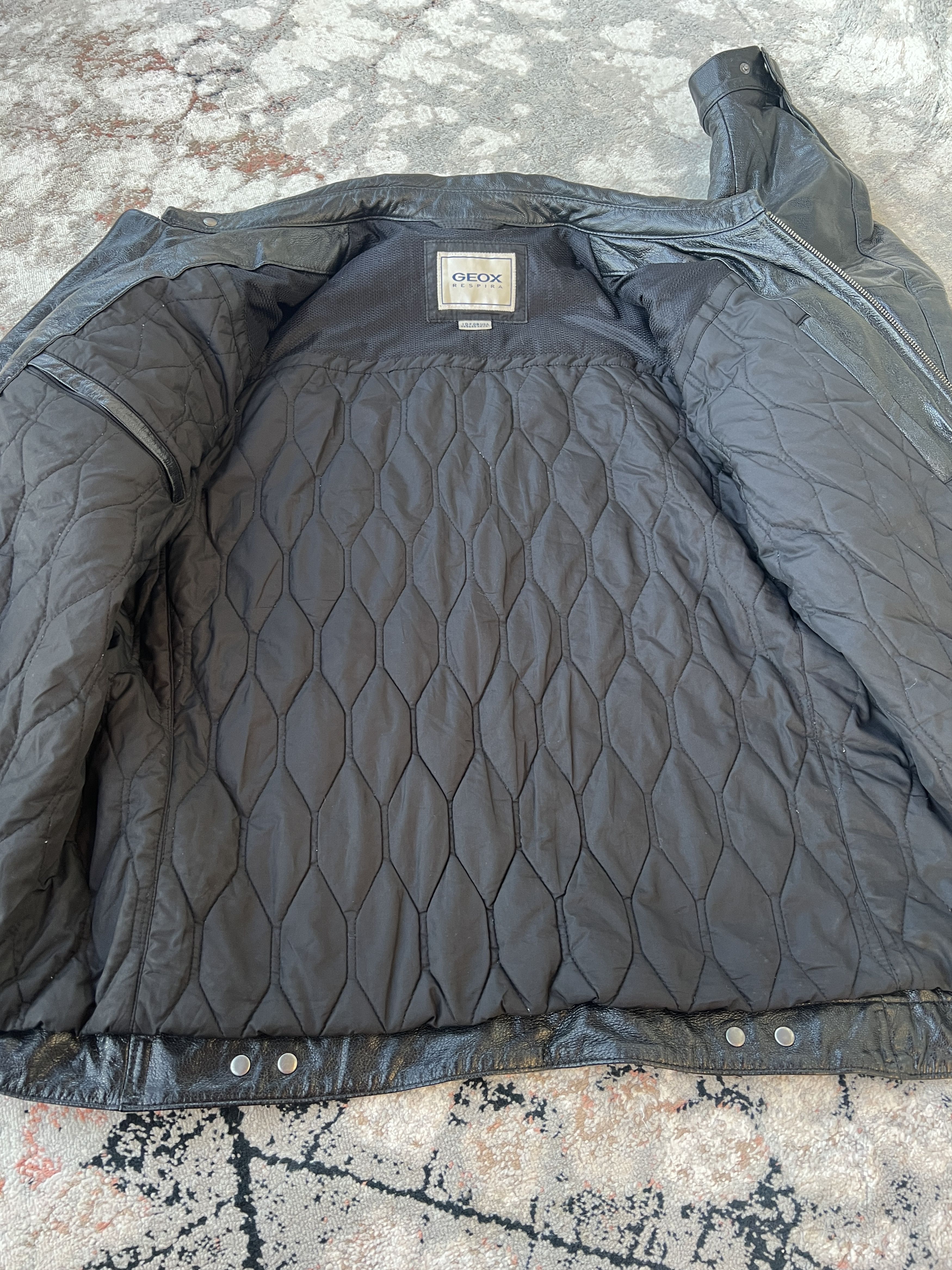 Geox Vintage Geox Respira Leather Jacket Size US XL / EU 56 / 4 - 3 Thumbnail