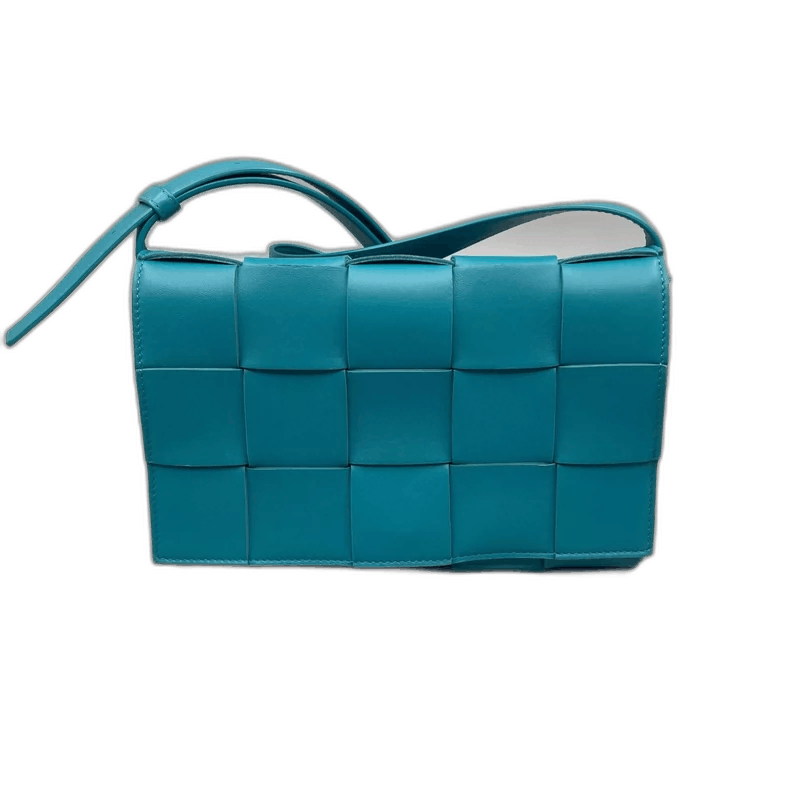 Bottega Veneta Bv 97-98 Cassette Woven Crossbody Bag in Blue, Men's