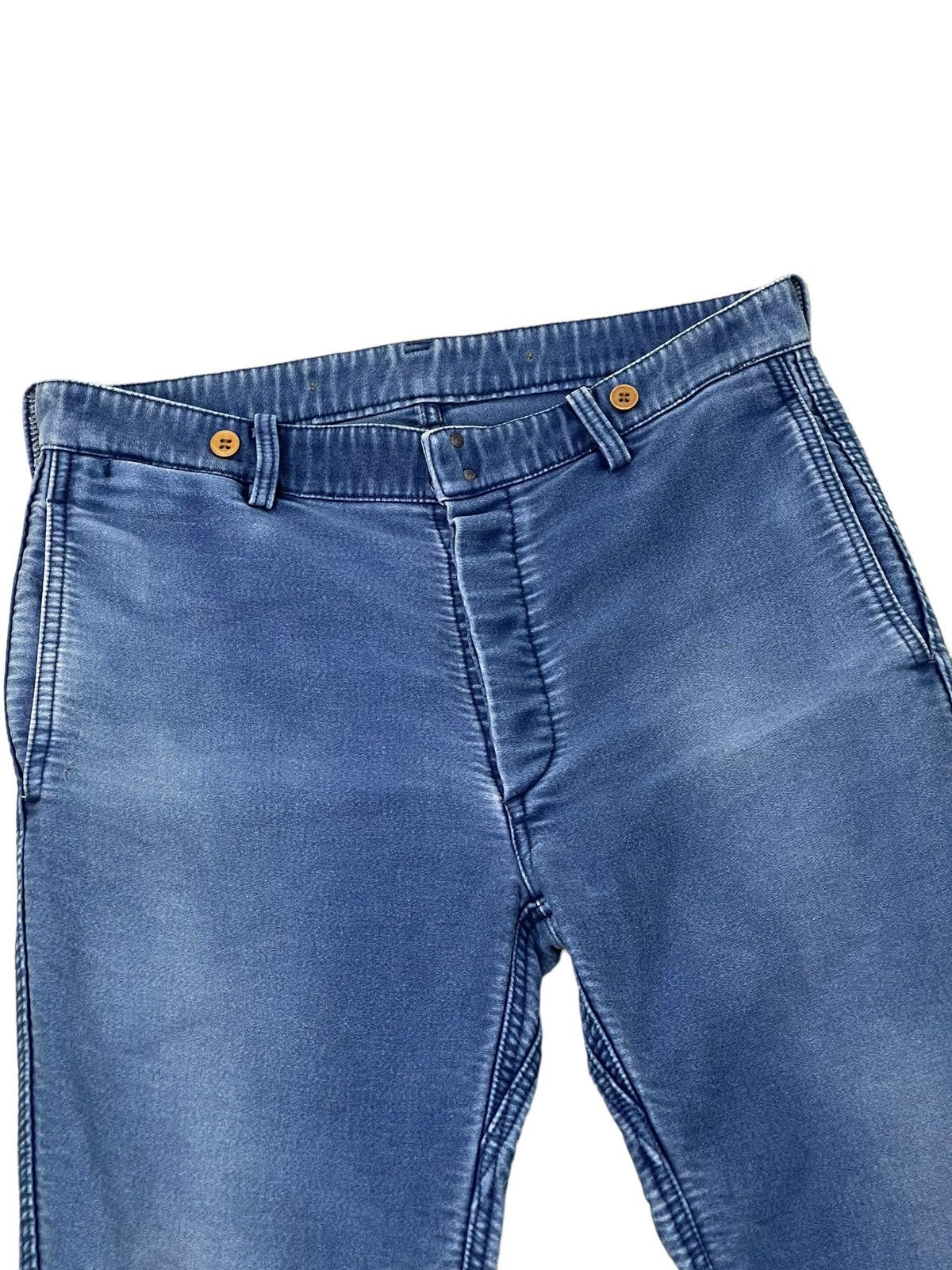 Visvim Cropped Moleskin Visvim Workwear Style Sweatpant Slim 6🟦5 Size US 32 / EU 48 - 16 Thumbnail