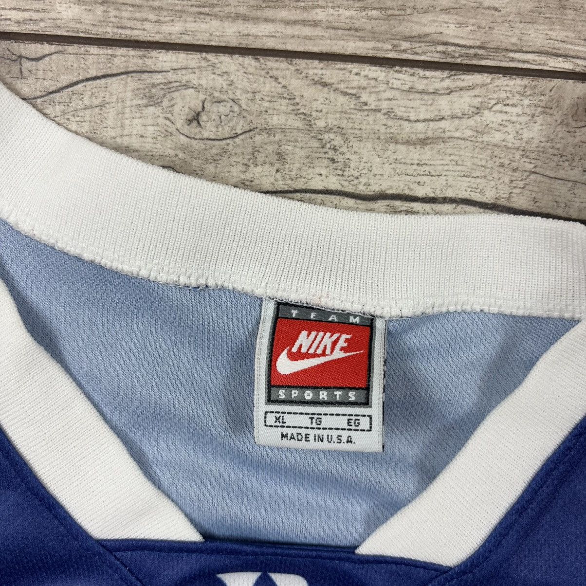 Nike DUKE Blue Devils Vintage 90s Nike Basketball Jersey #21 Size US XL / EU 56 / 4 - 7 Thumbnail