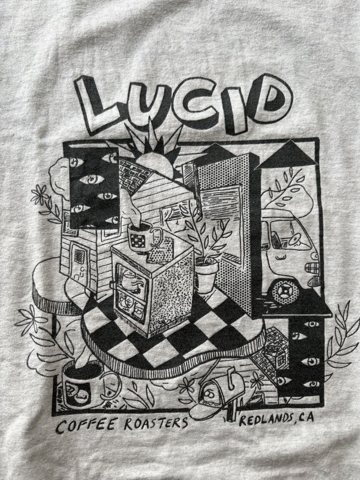 American Apparel Lucid Coffee Roasters T-Shirt Size US L / EU 52-54 / 3 - 2 Thumbnail