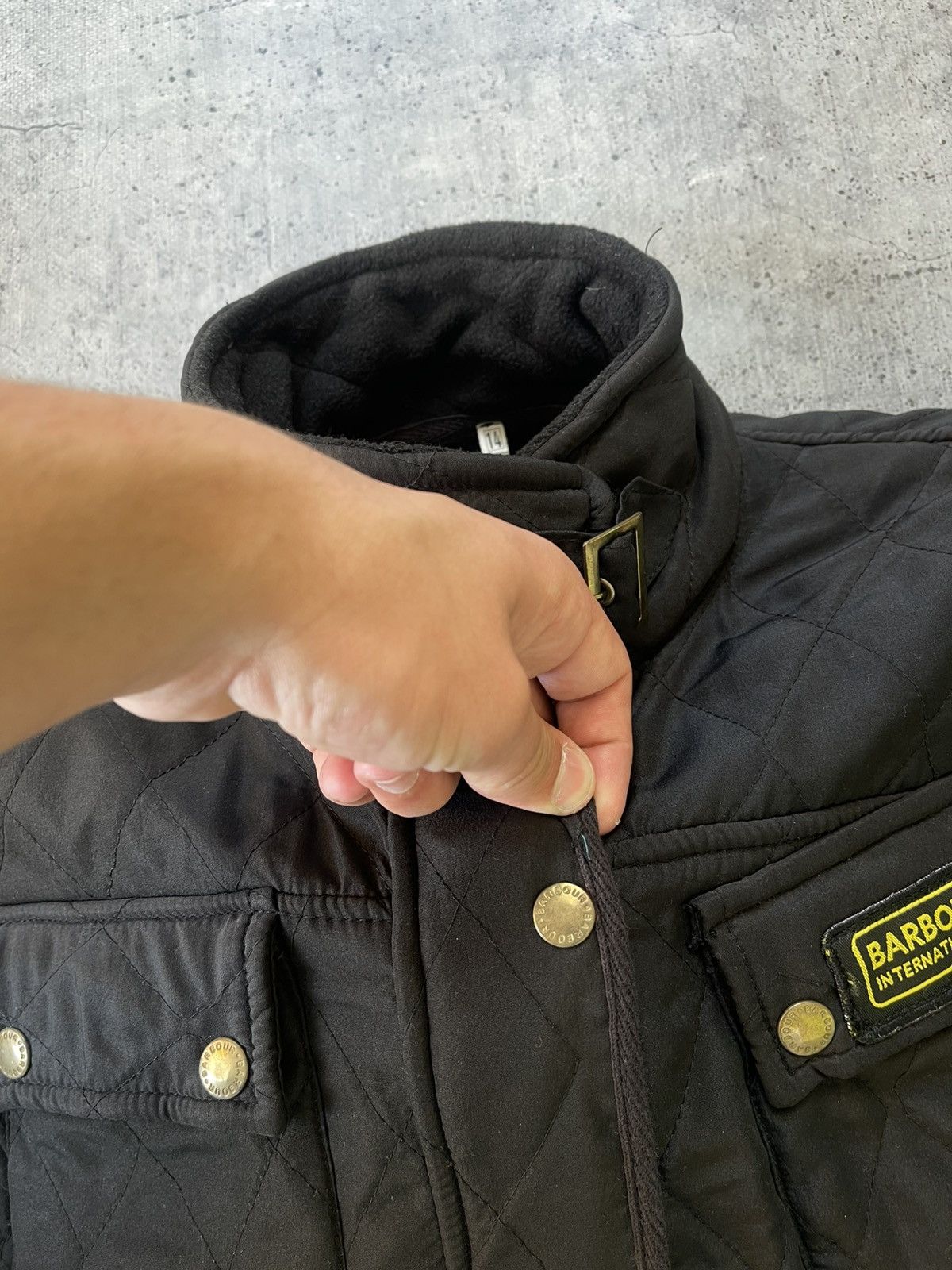 Barbour × Vintage Barbour International Polarquilt Jacket Size L / US 10 / IT 46 - 5 Thumbnail