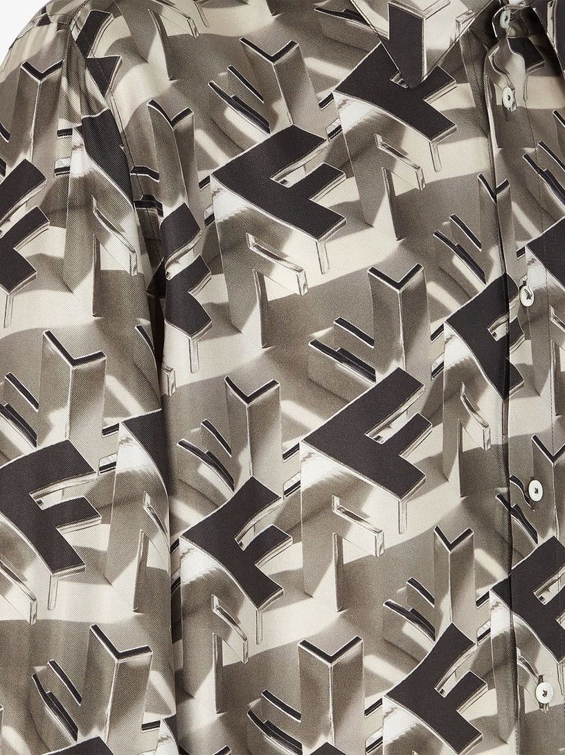 Fendi Fendi FF Blocks Shirt Size US L / EU 52-54 / 3 - 3 Thumbnail