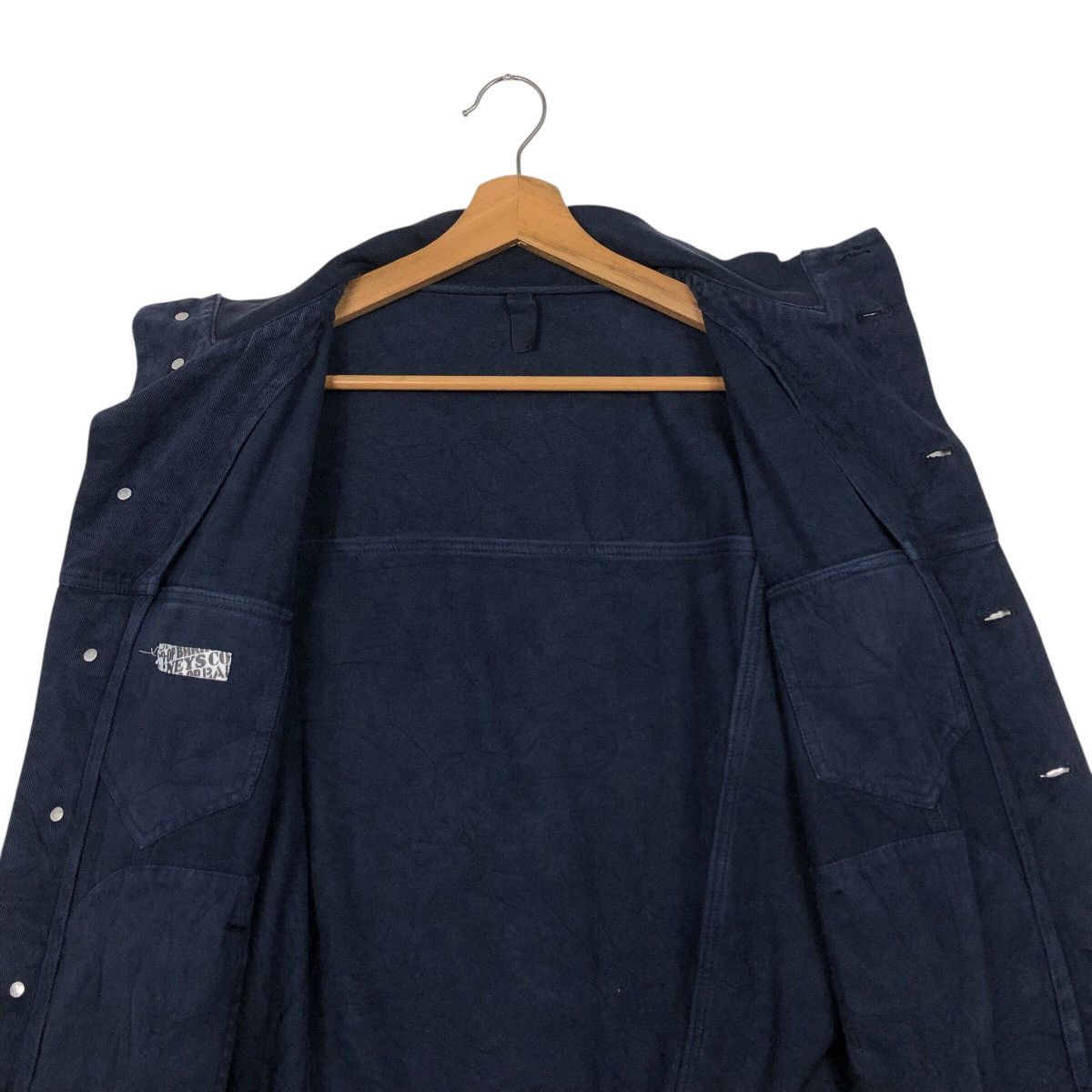 Japanese Brand × Vintage 📌Vintage Trucker Denim Jacket Neys Italy 14th Addiction Size US M / EU 48-50 / 2 - 15 Thumbnail