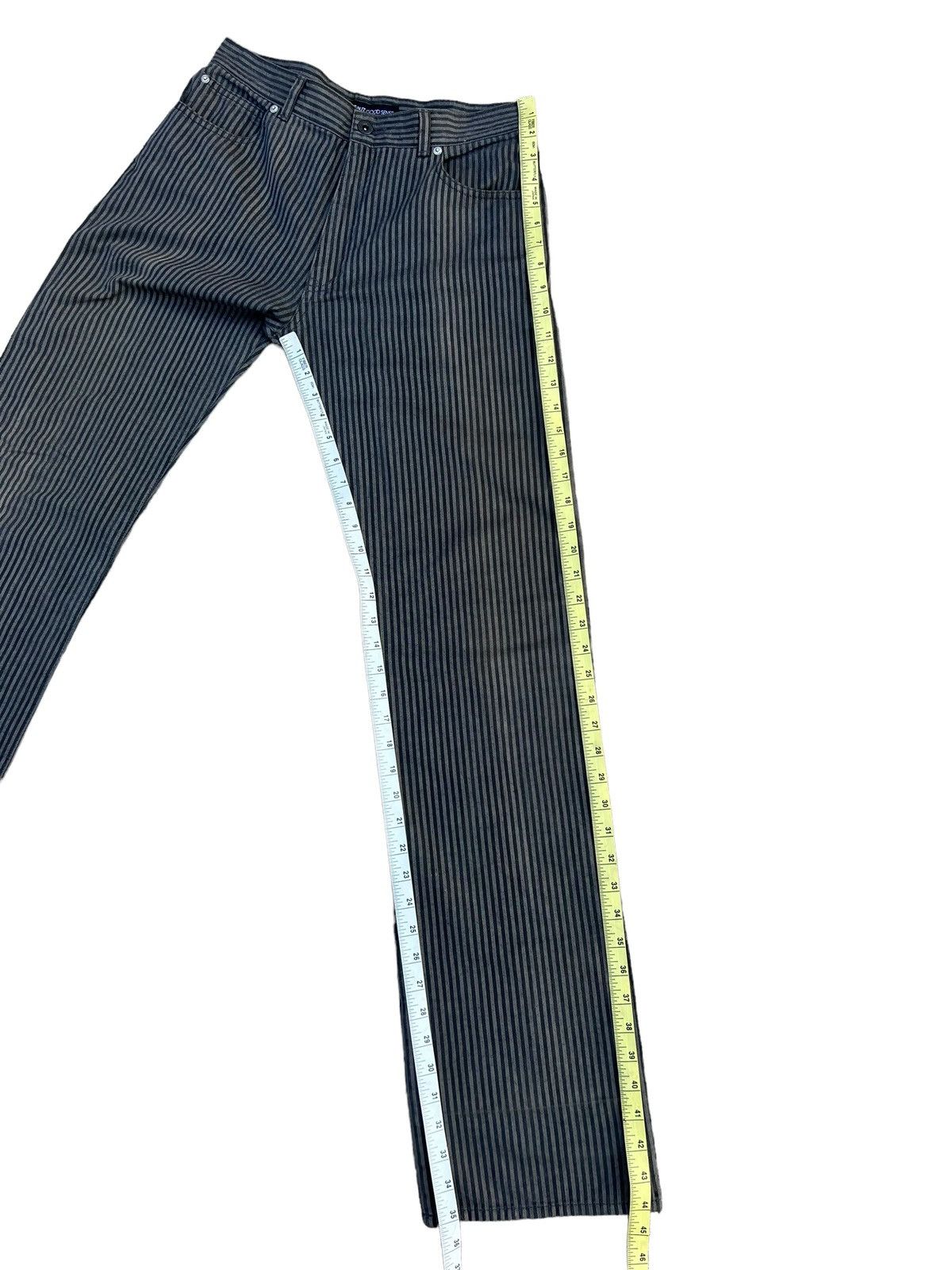 Vintage NO CONCEPT BUT GOOD SENSE Japan Sun Fade Stripe Trouser Pant Size US 30 / EU 46 - 5 Thumbnail