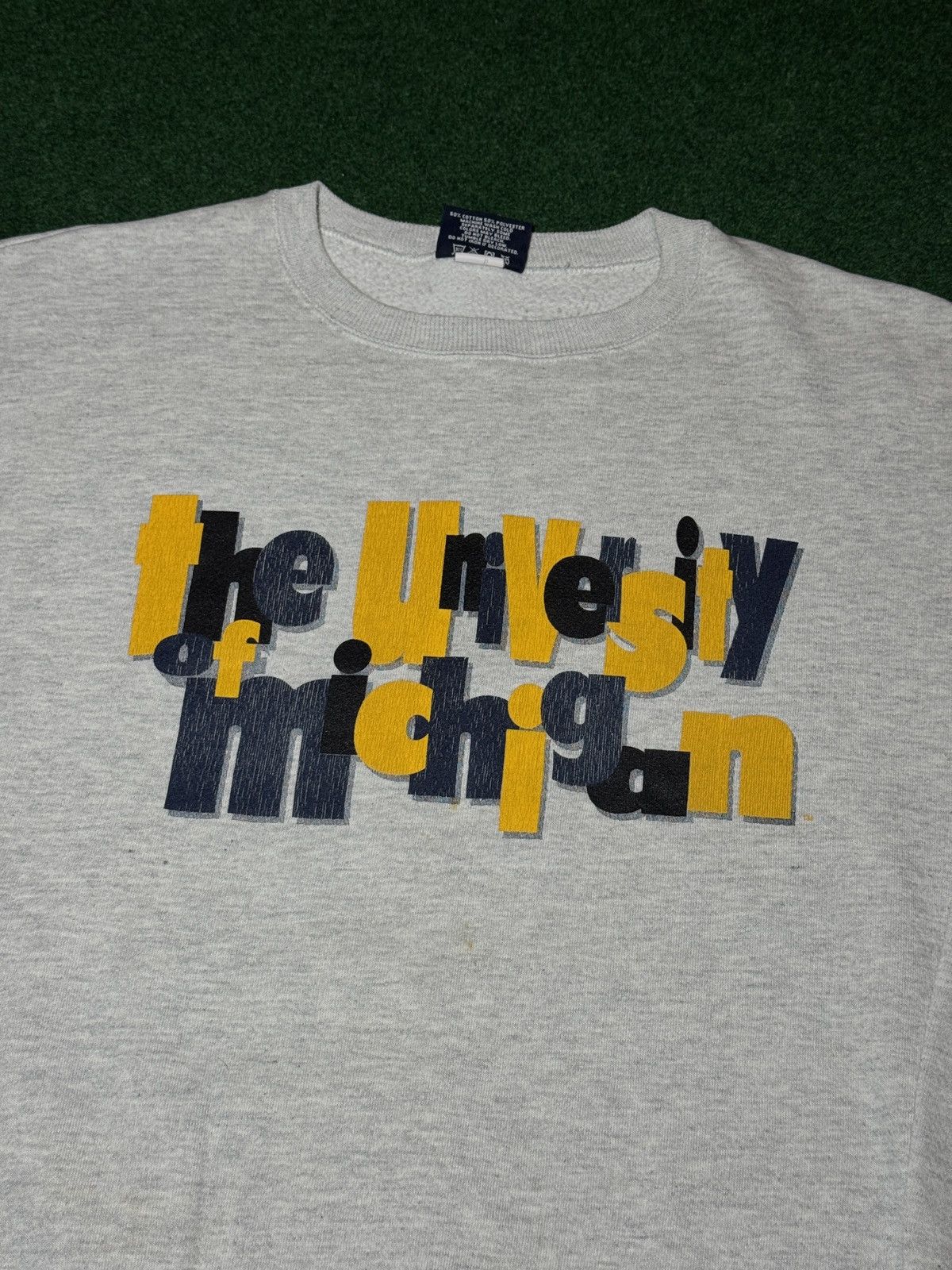 Jansport × Vintage Vintage 90s University Of Michigan Hip Hop Sweatshirt Size US XL / EU 56 / 4 - 2 Thumbnail