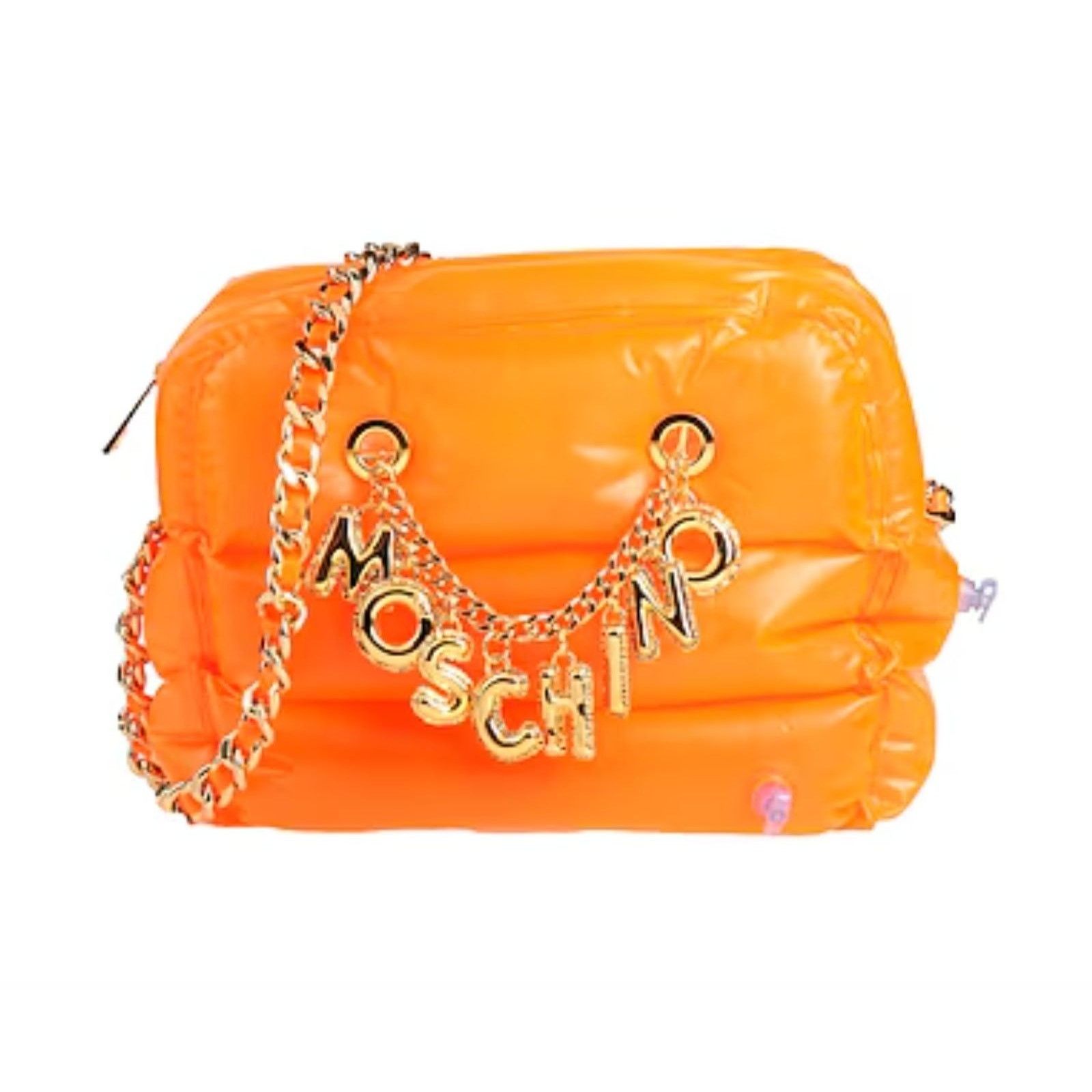 Moschino SS23 Moschino Couture Orange Inflatable Crossbody Bag Logo Size ONE SIZE - 1 Thumbnail