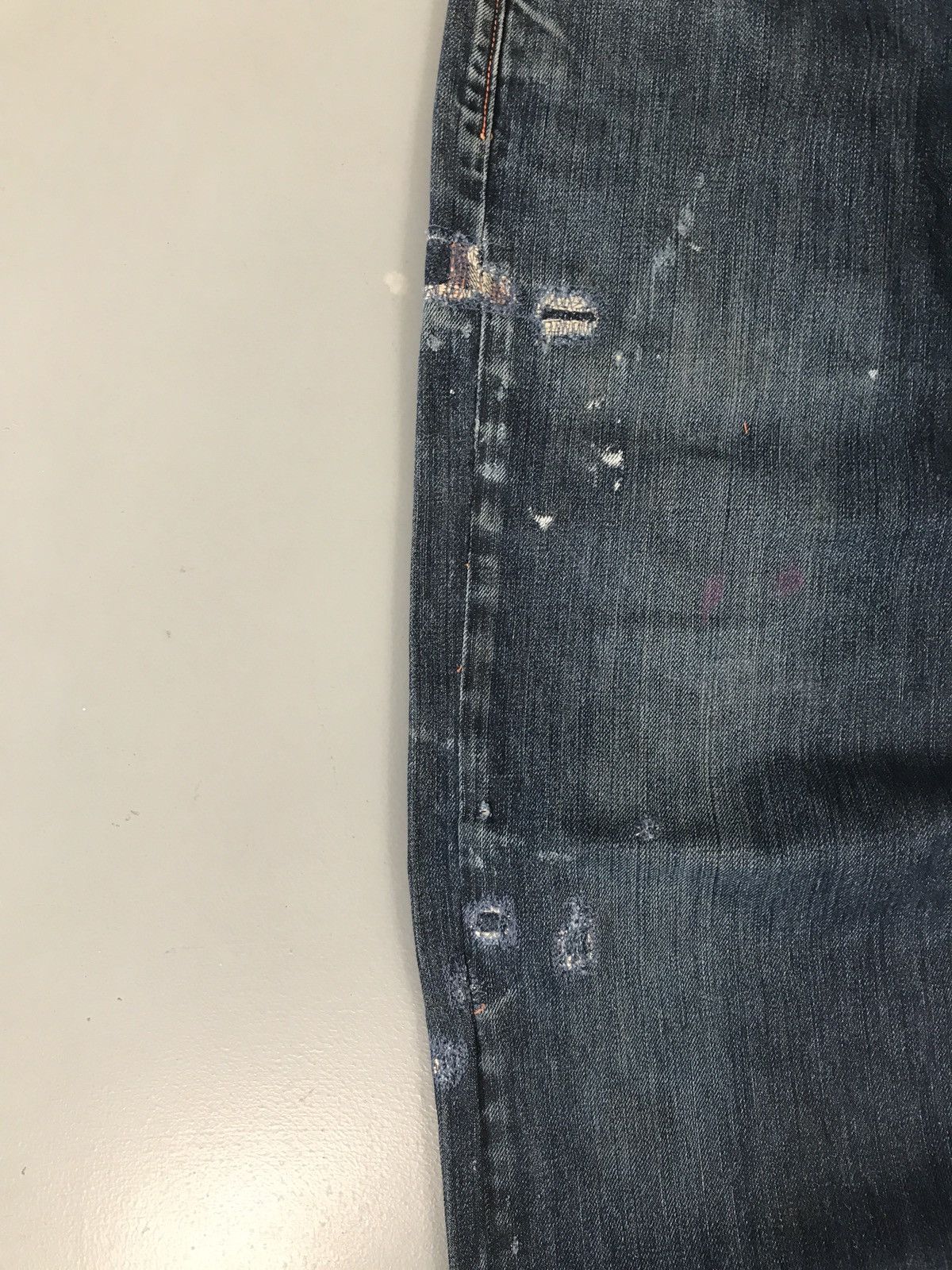 Christian Audigier × Ed Hardy × Vintage Vintage Ed hardy spell out embroidered denim Size US 34 / EU 50 - 5 Thumbnail