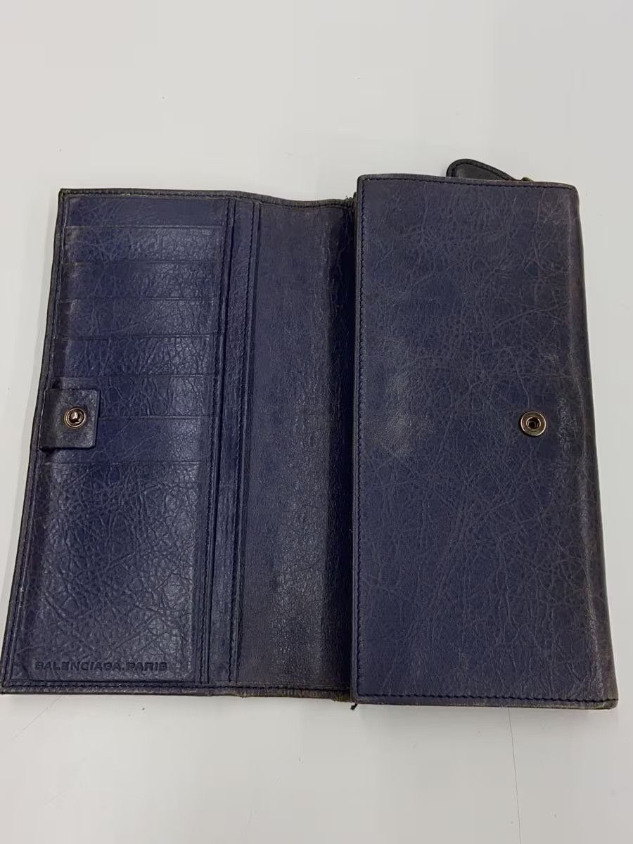 Balenciaga Balenciaga Leather Long Wallet Grey Size ONE SIZE - 4 Thumbnail
