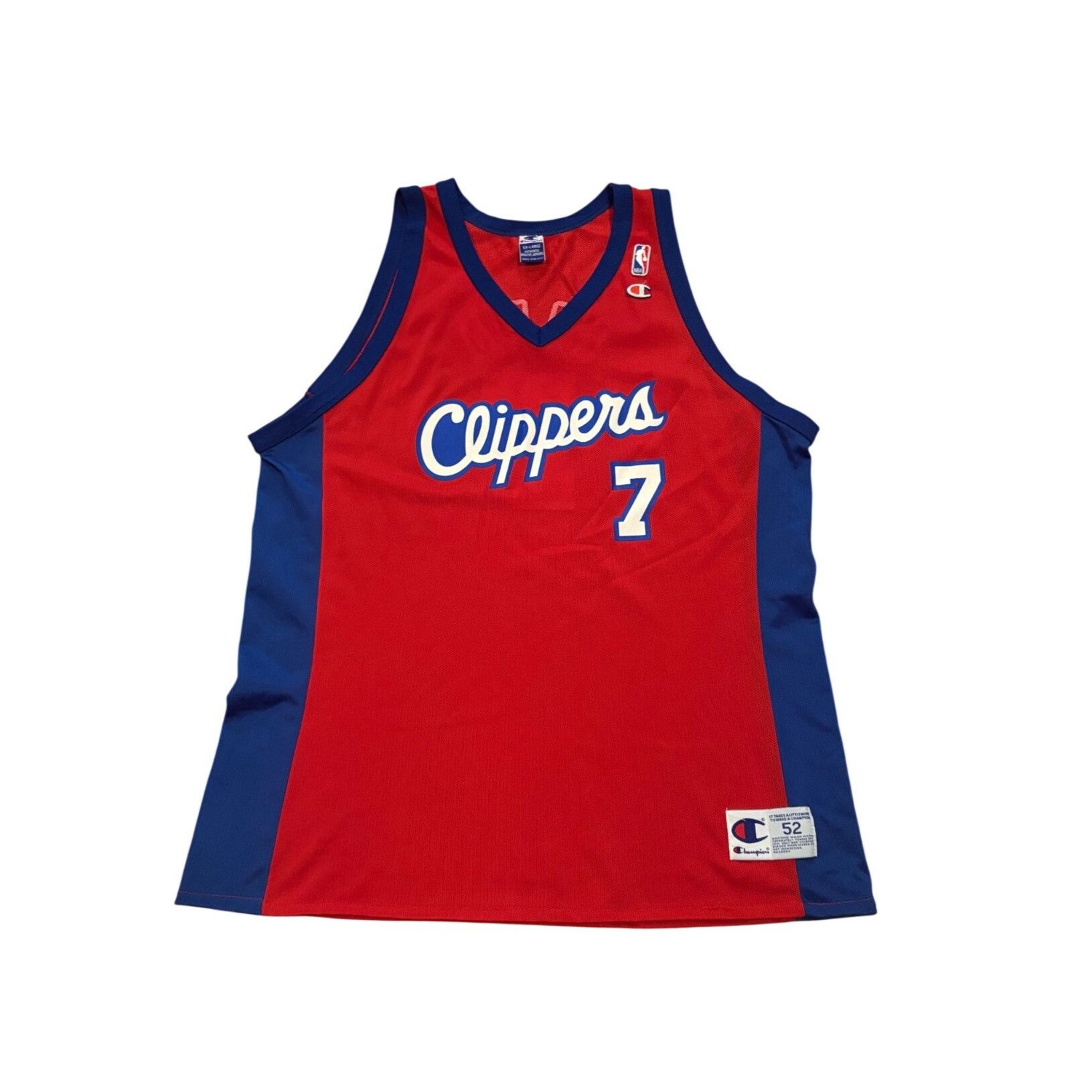 Champion Vintage 90s Champion Los Angeles Clippers Lamar Odom #7 NBA Size US XXL / EU 58 / 5 - 2 Thumbnail