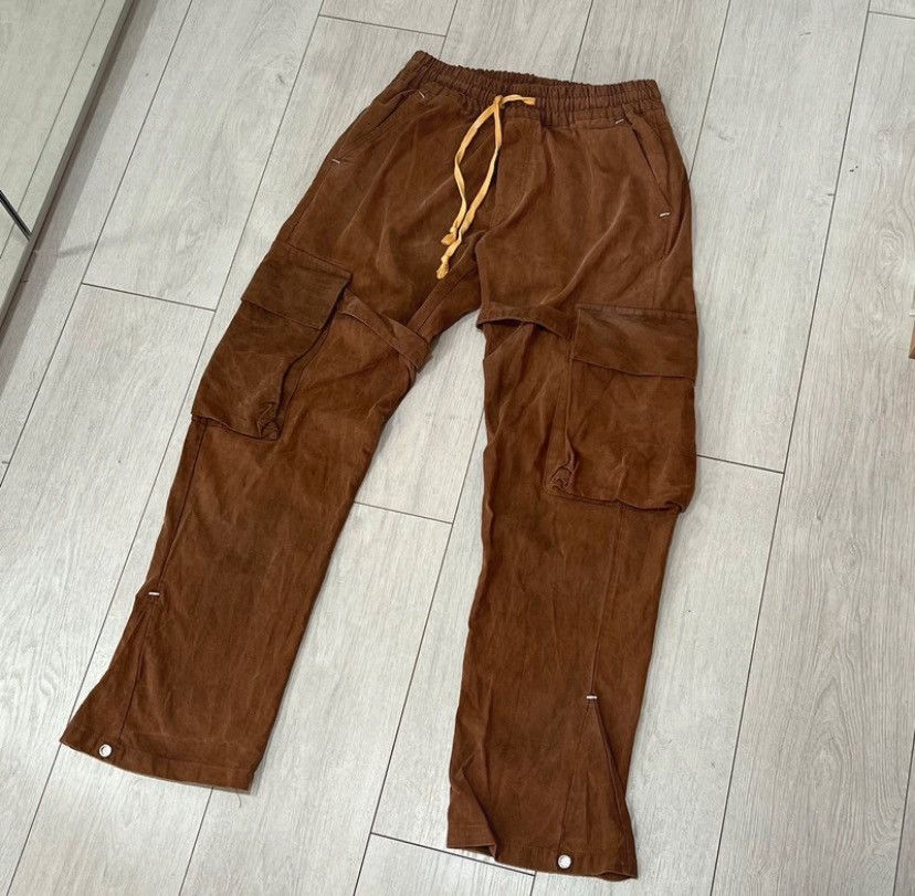 Askyurself × Streetwear Askyourself x Kim Duong cargo Pants flared L |  Grailed