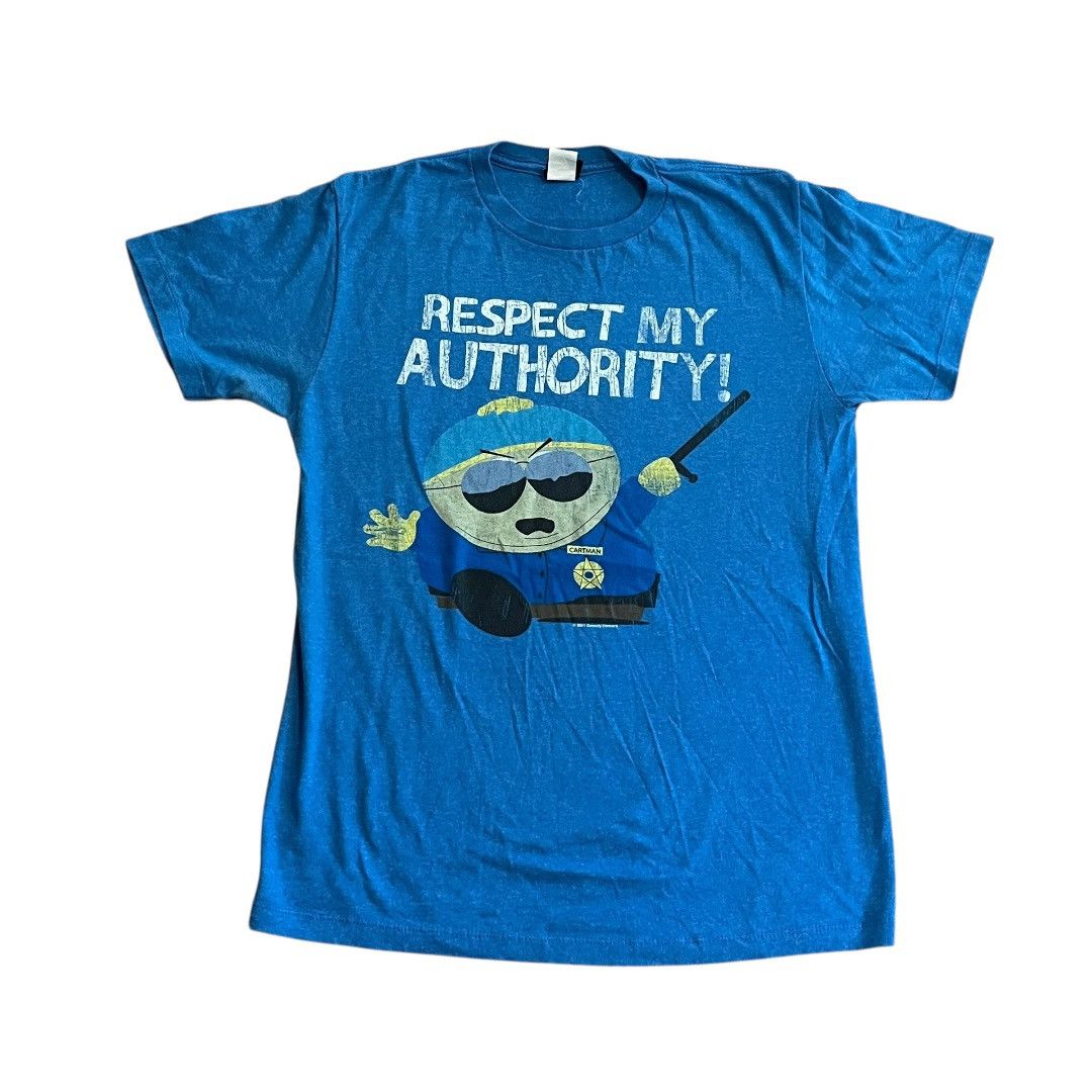 Vintage VINTAGE South Park Respect My Authority T Shirt Size US M / EU 48-50 / 2 - 1 Thumbnail
