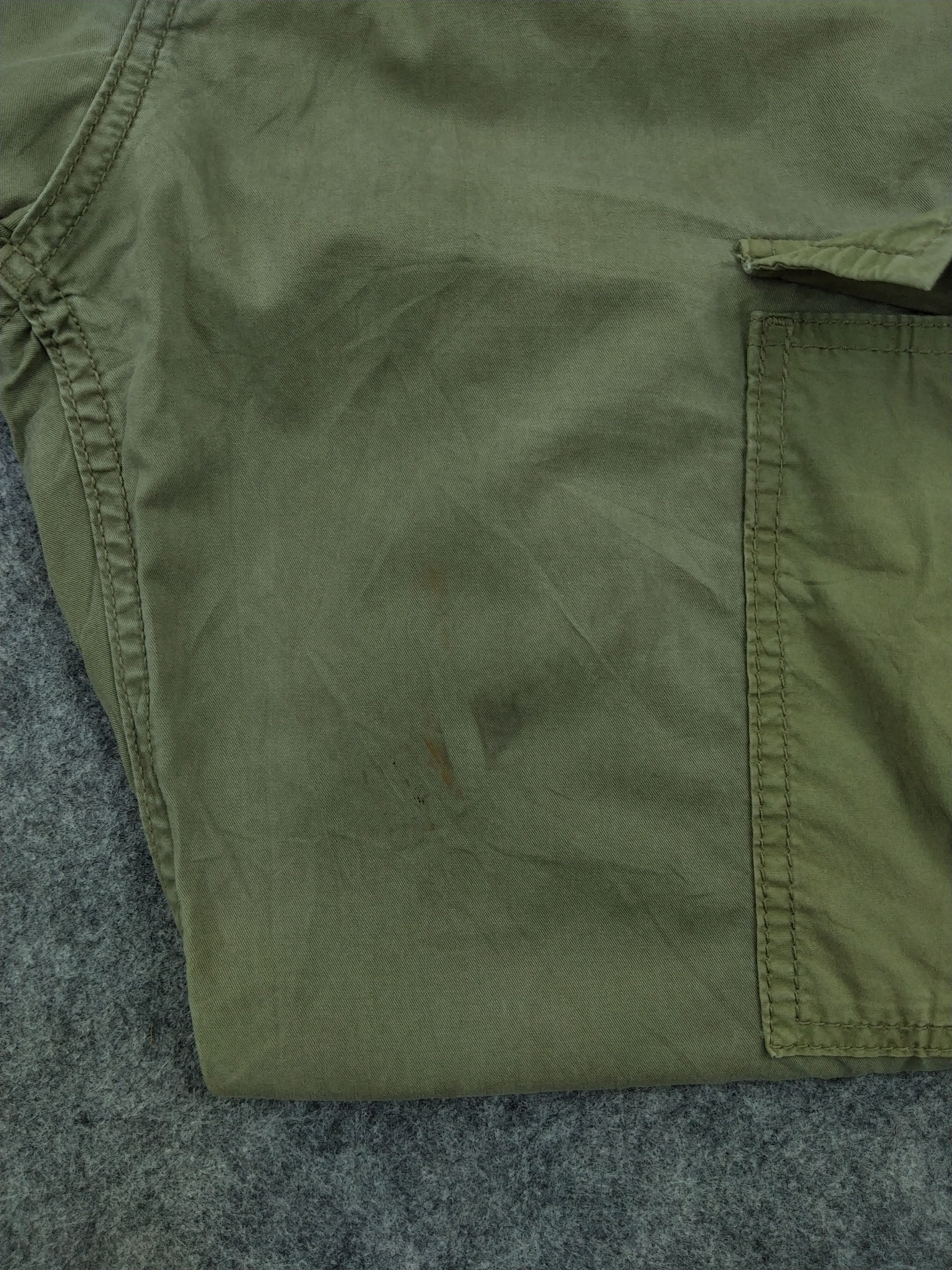 GU Elastic/Drawstring Waist Japanese Brand Cargo Pants -CP063 Size US 30 / EU 46 - 11 Thumbnail