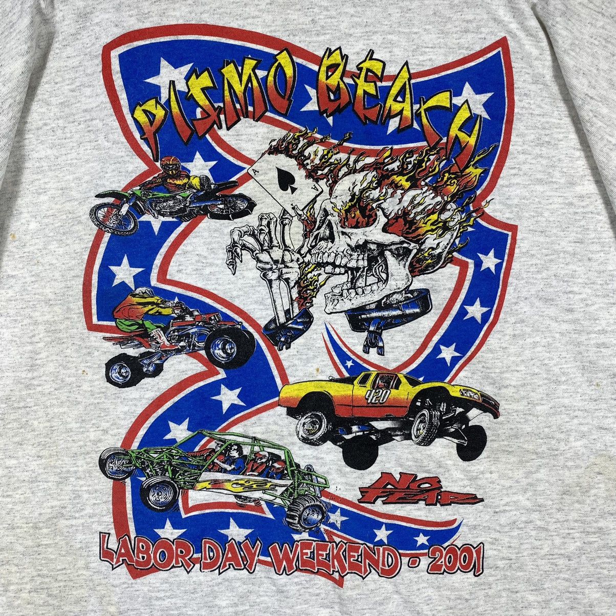No Fear × Vintage VINTAGE 2001 PISMO BEACH LABOR DAY WEEKEND TEE Size US XL / EU 56 / 4 - 3 Thumbnail