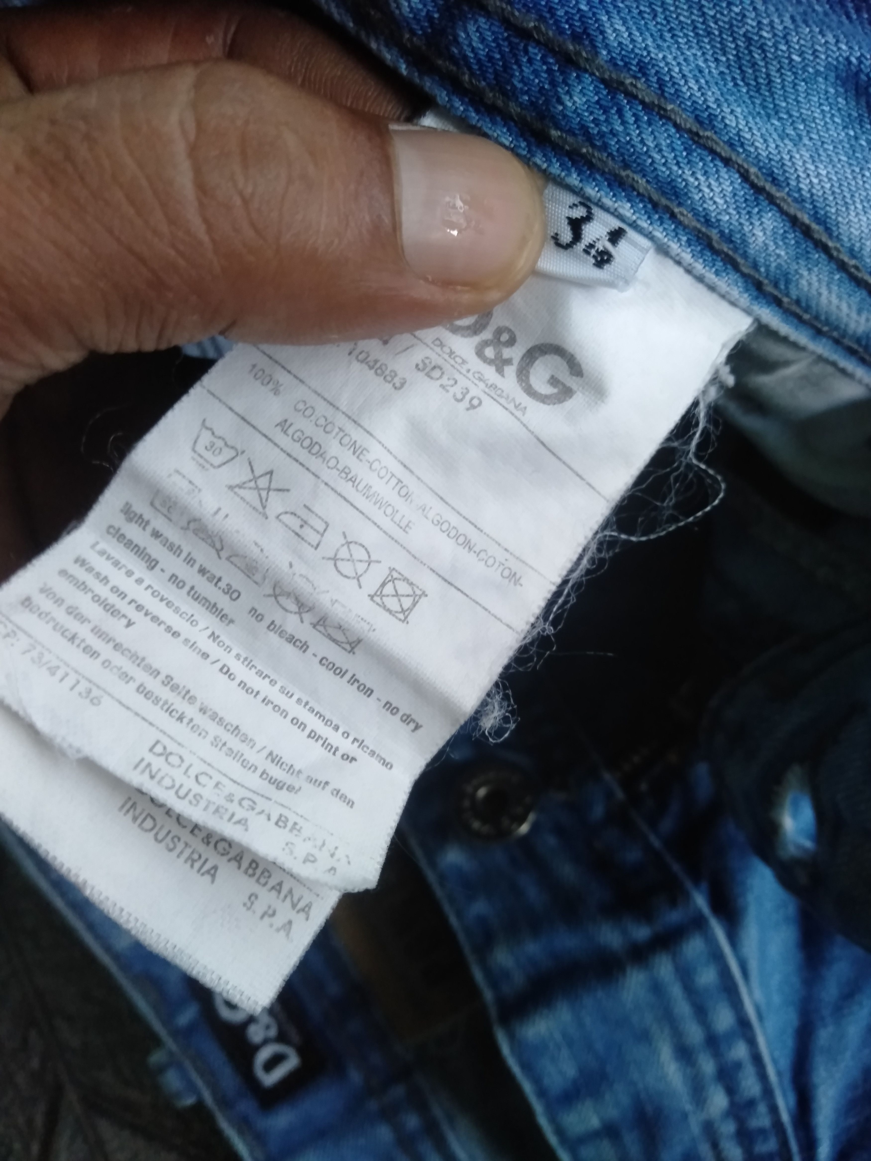 Dolce & Gabbana Vintage Dolce & Gabbana Y2k Hype Streetwear Style Jeans Size US 34 / EU 50 - 8 Thumbnail