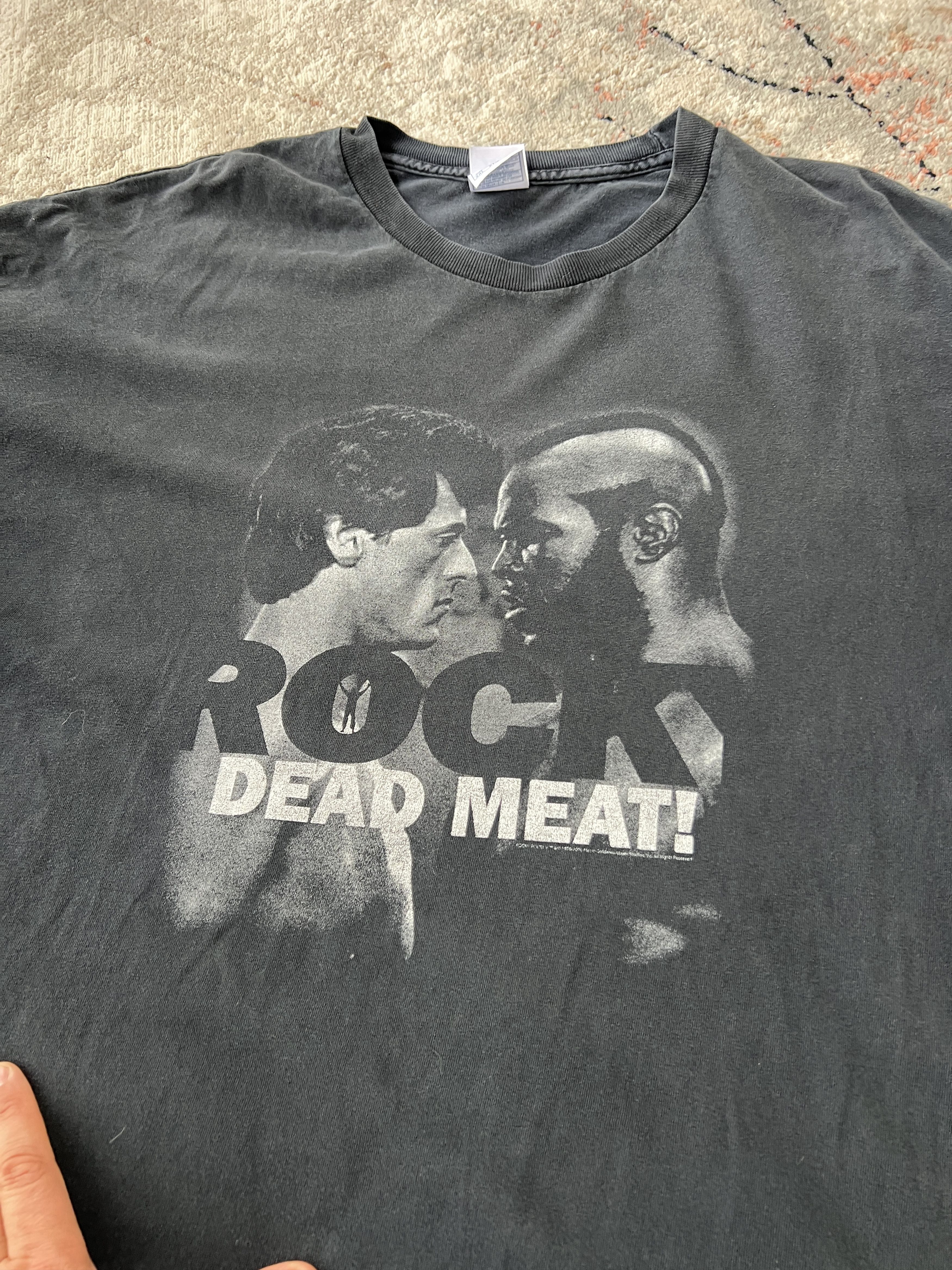 Vintage Vintage Rocky Balboa Dead Meat! Tee Size US XXL / EU 58 / 5 - 2 Thumbnail