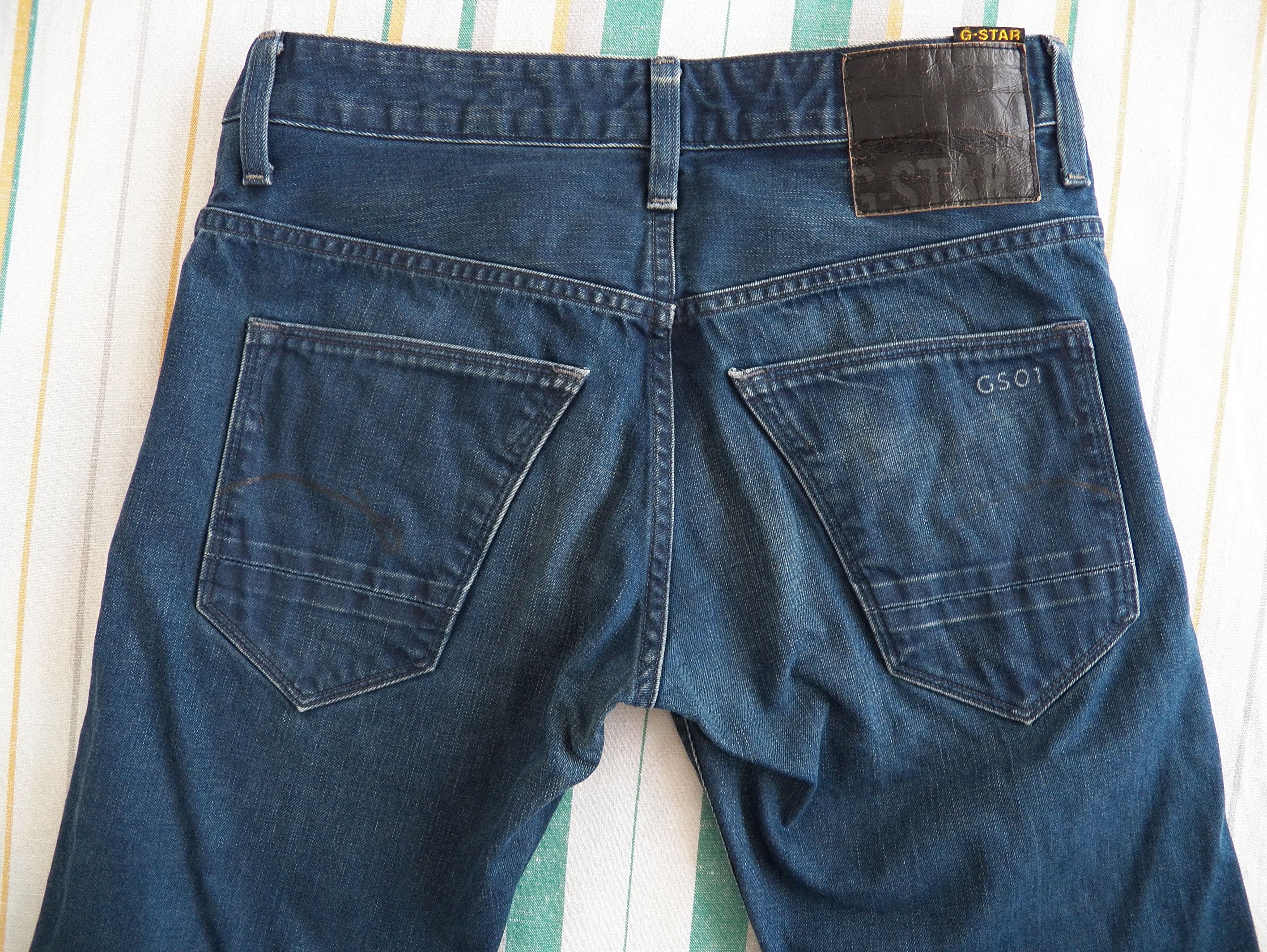 G-Star G-Star Morris Low Straight Jeans Mens W29 L32 L31? Washed Size US 29 - 5 Thumbnail