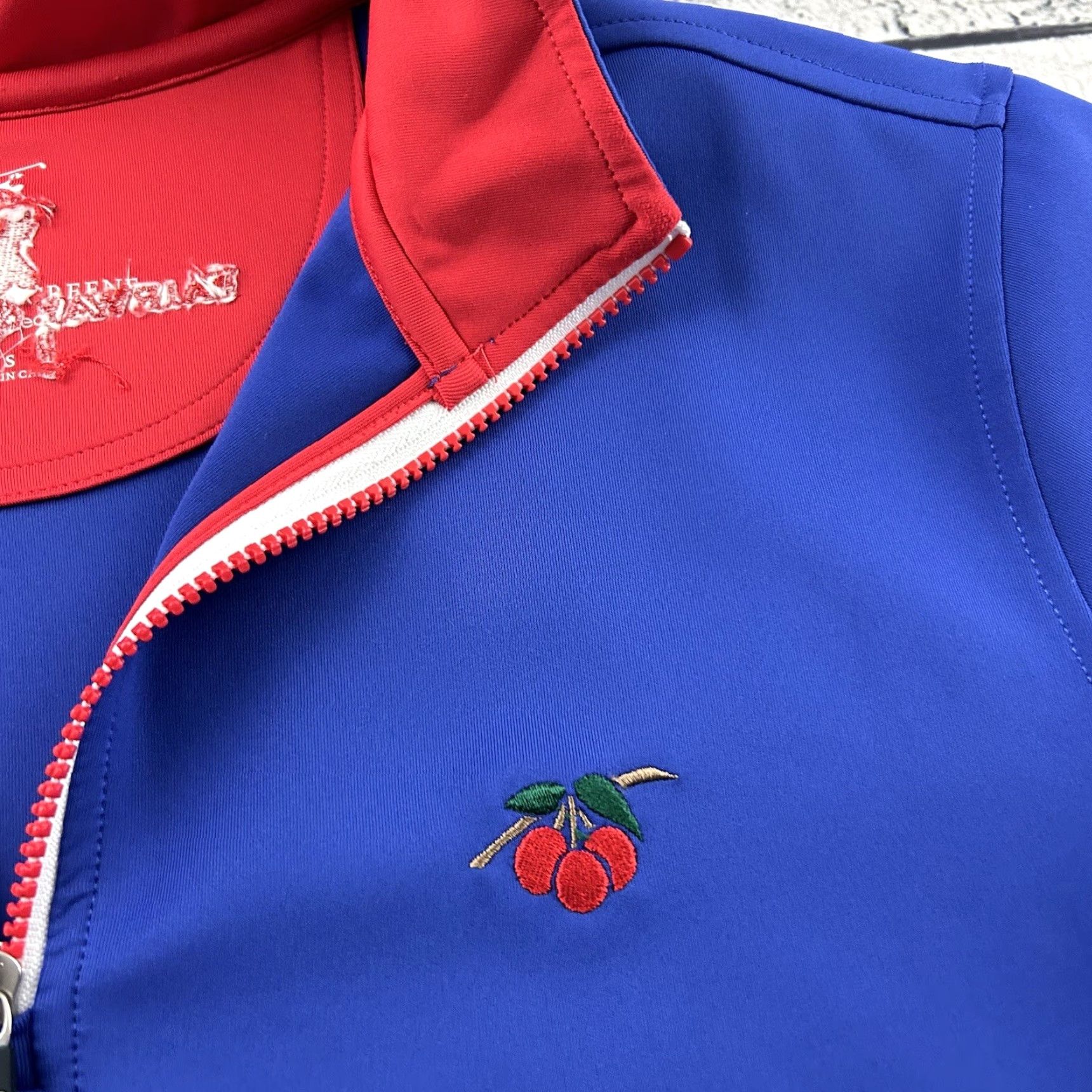 Vintage Fairway & Greene Jacket Pullover 1/4 Zip Men S Blue Golf Size US S / EU 44-46 / 1 - 3 Thumbnail