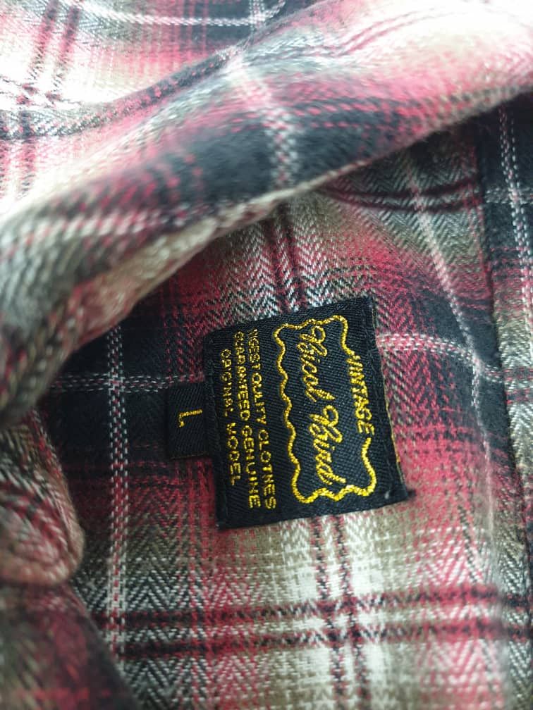Japanese Brand Bicol bird checkered Japanese flannel shirt Size US M / EU 48-50 / 2 - 2 Thumbnail