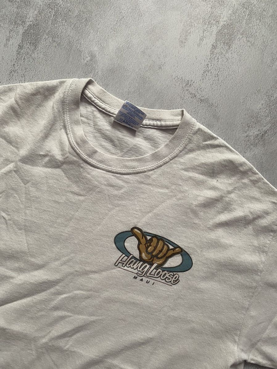 Vintage Vintage T-Shirt 90s HaungLoose WEED 🤙MAUI Size US M / EU 48-50 / 2 - 3 Thumbnail
