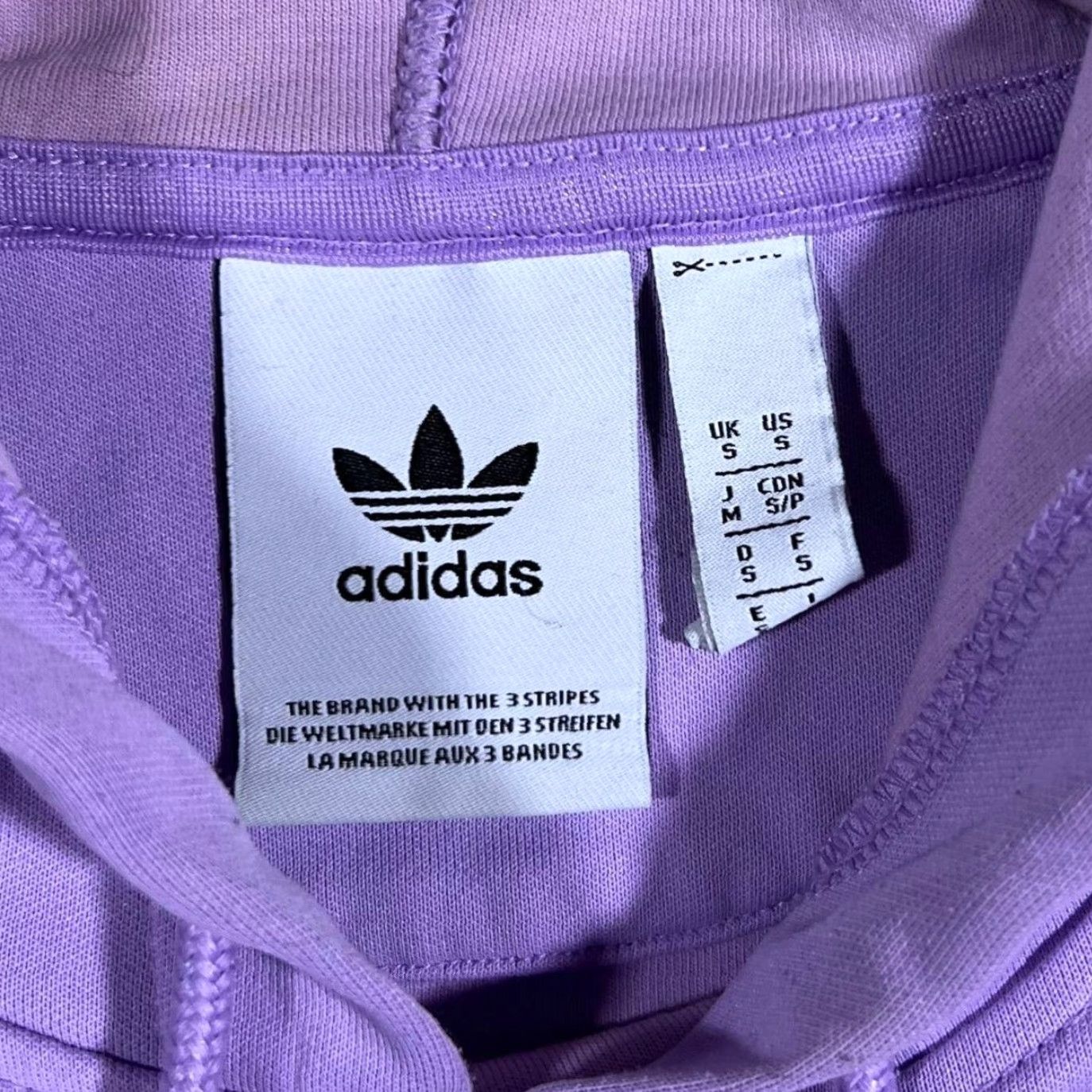 Adidas Adidas Logo Tape Sleeve Mini Spellout Purple Pullover Hoodie Small Mens Shirt Pullover Hoodie Purple Logo Tape Sleeve Mini Spellout 90s? Size US S / EU 44-46 / 1 - 4 Thumbnail