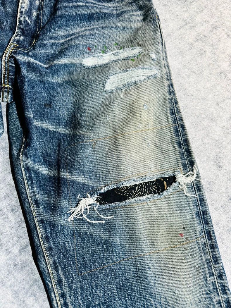 Visvim visvim Journeyman Tacked Crash Denim Pants-2506 Size US 31 - 3 Thumbnail