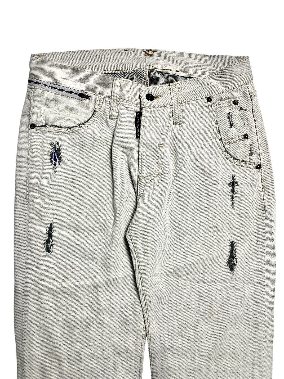 Dolce & Gabbana D&G - Distressed Denim Pants Size US 32 / EU 48 - 2 Thumbnail