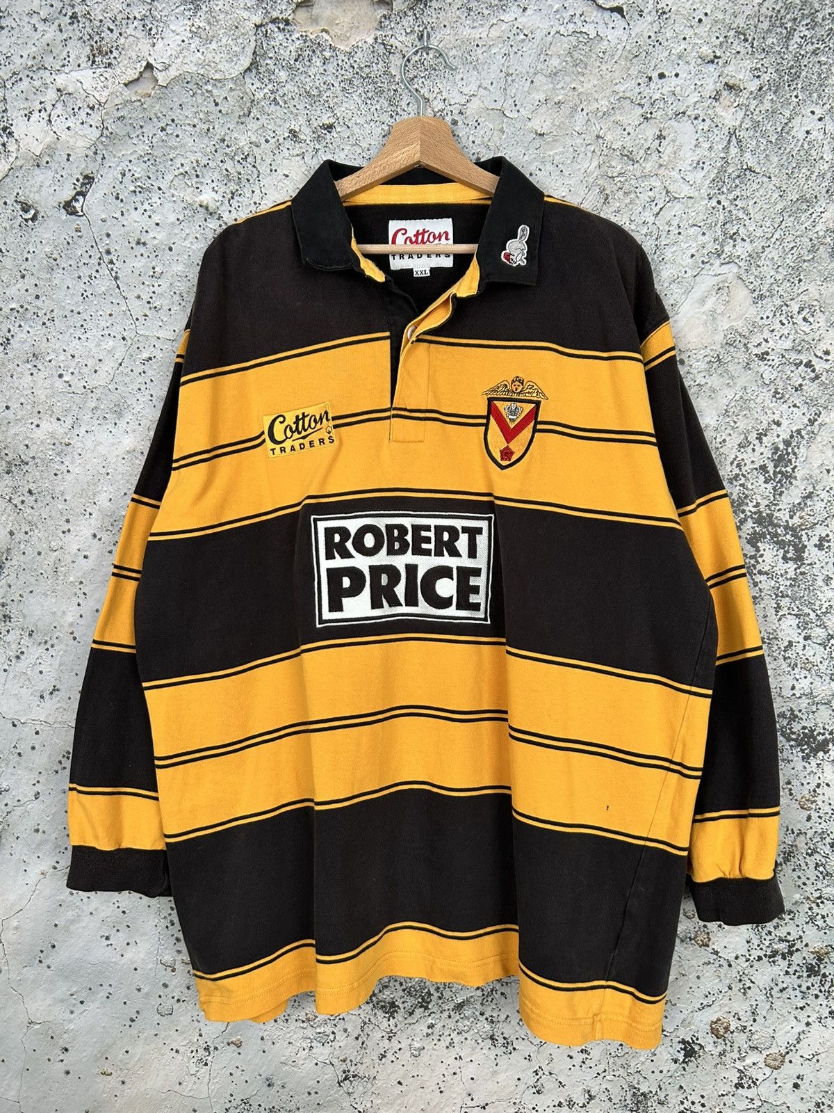 Cotton Traders Vintage Cotton Traders 90s Rugby Jersey Sport Rare Archive Size US XXL / EU 58 / 5 - 1 Thumbnail