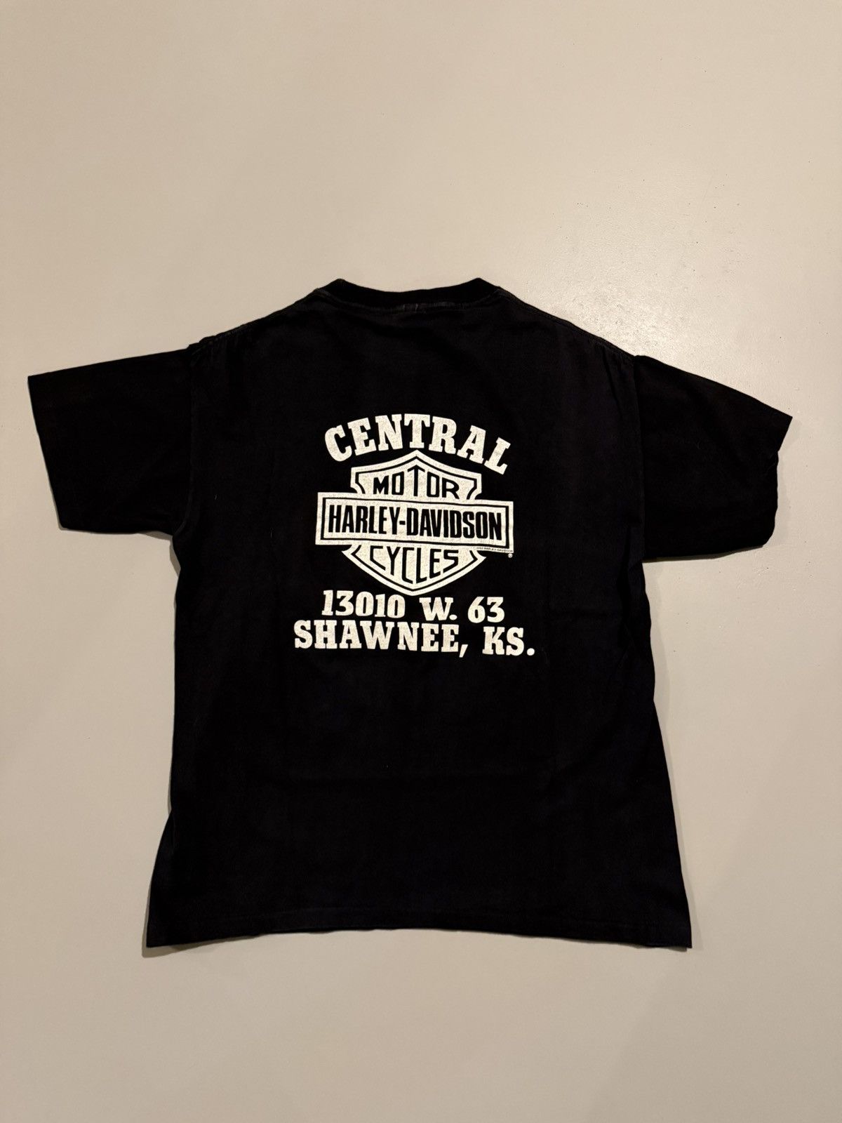 Harley Davidson Vintage 80s GRAIL Harley Davidson Springer Single Stitch Tee Size US L / EU 52-54 / 3 - 2 Thumbnail
