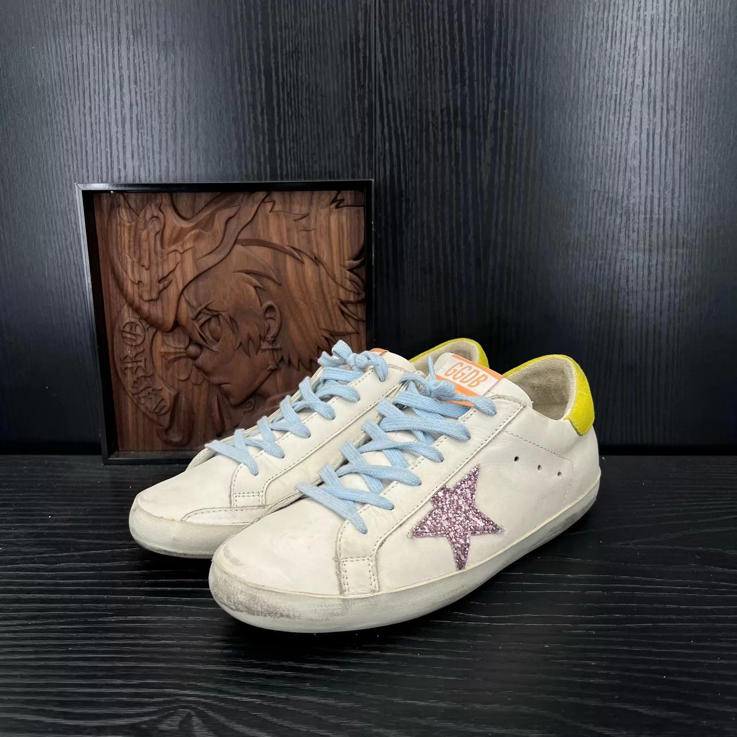 Golden Goose Golden Goose Blue Pink Superstar 40 Like New w/ Box Size US 7 / EU 40 - 1 Thumbnail