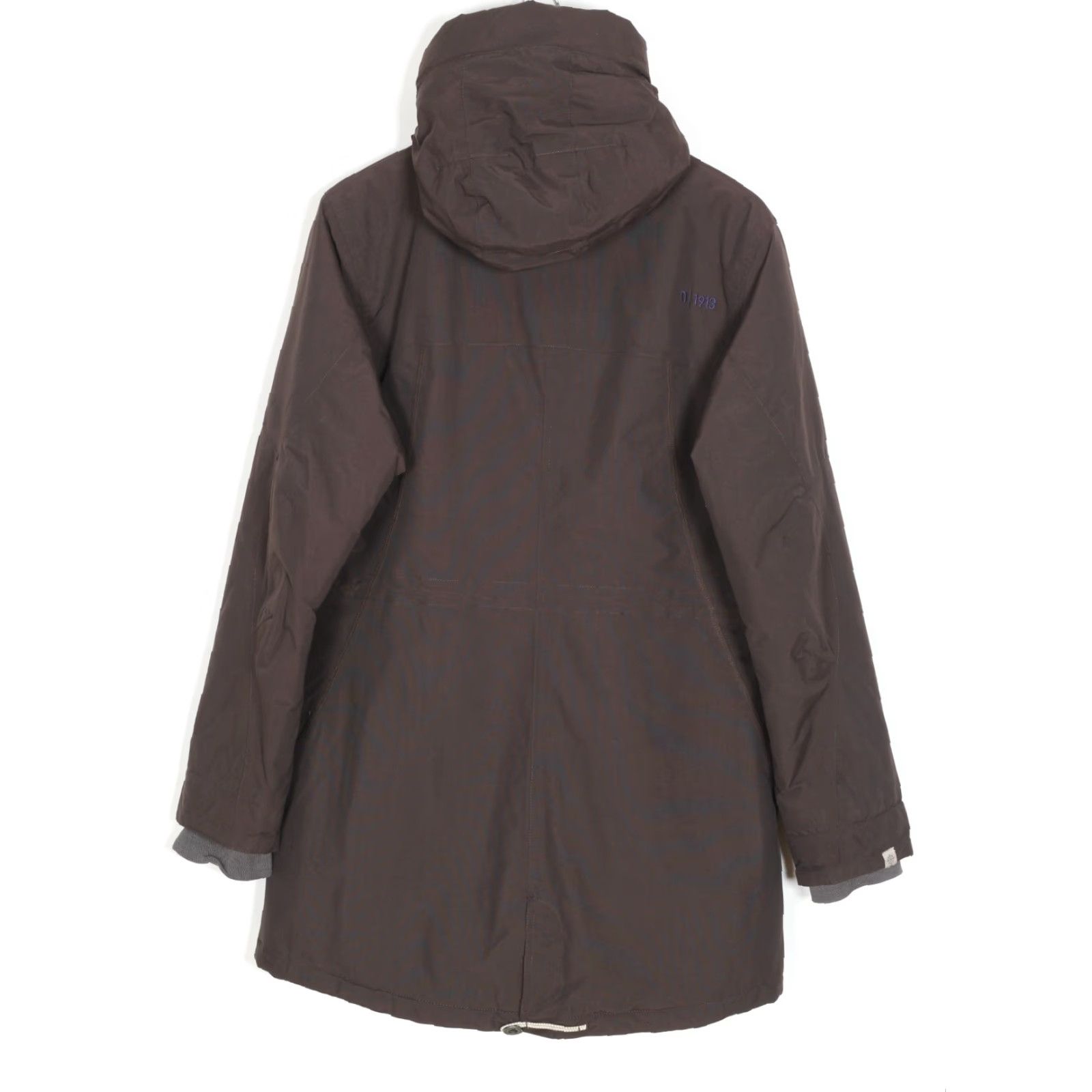 Vintage DIDRIKSONS Vera Parka Jacket Women Size 40 Hooded Padded Waterproof MJ6256 Brown Long Sleeve Regular 40 Womens Parka Jacket Size S / US 4 / IT 40 - 3 Thumbnail