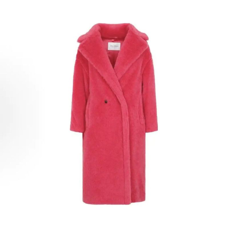 Max Mara MaxMara Pink Wool Women's Coat 0089 Size S / US 4 / IT 40 - 1 Thumbnail