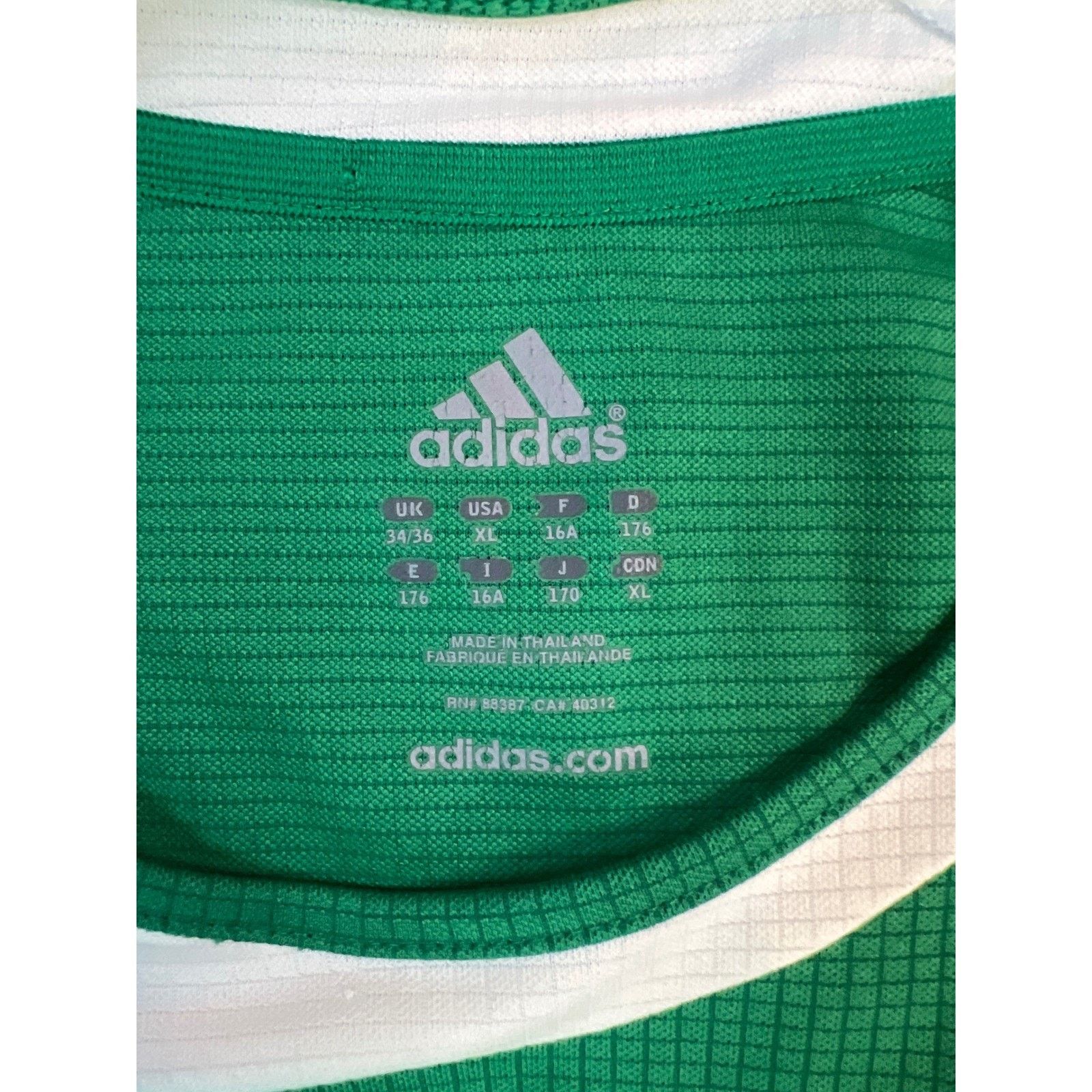 Adidas Adidas ASC Soccer Jersey Green White Football Shirt Y XL Size US S / EU 44-46 / 1 - 2 Thumbnail
