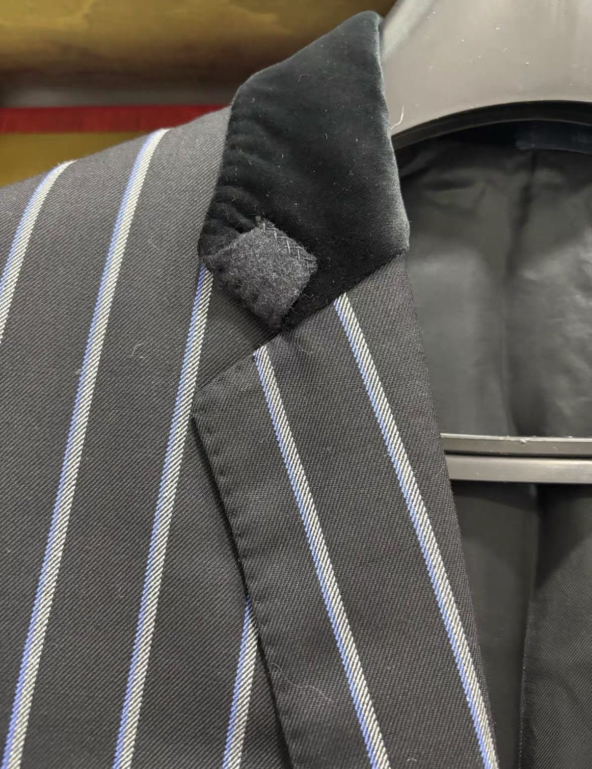 Lanvin Lanvin Wool Single-Breasted Striped Blazer J2 Size US M / EU 48-50 / 2 - 3 Thumbnail