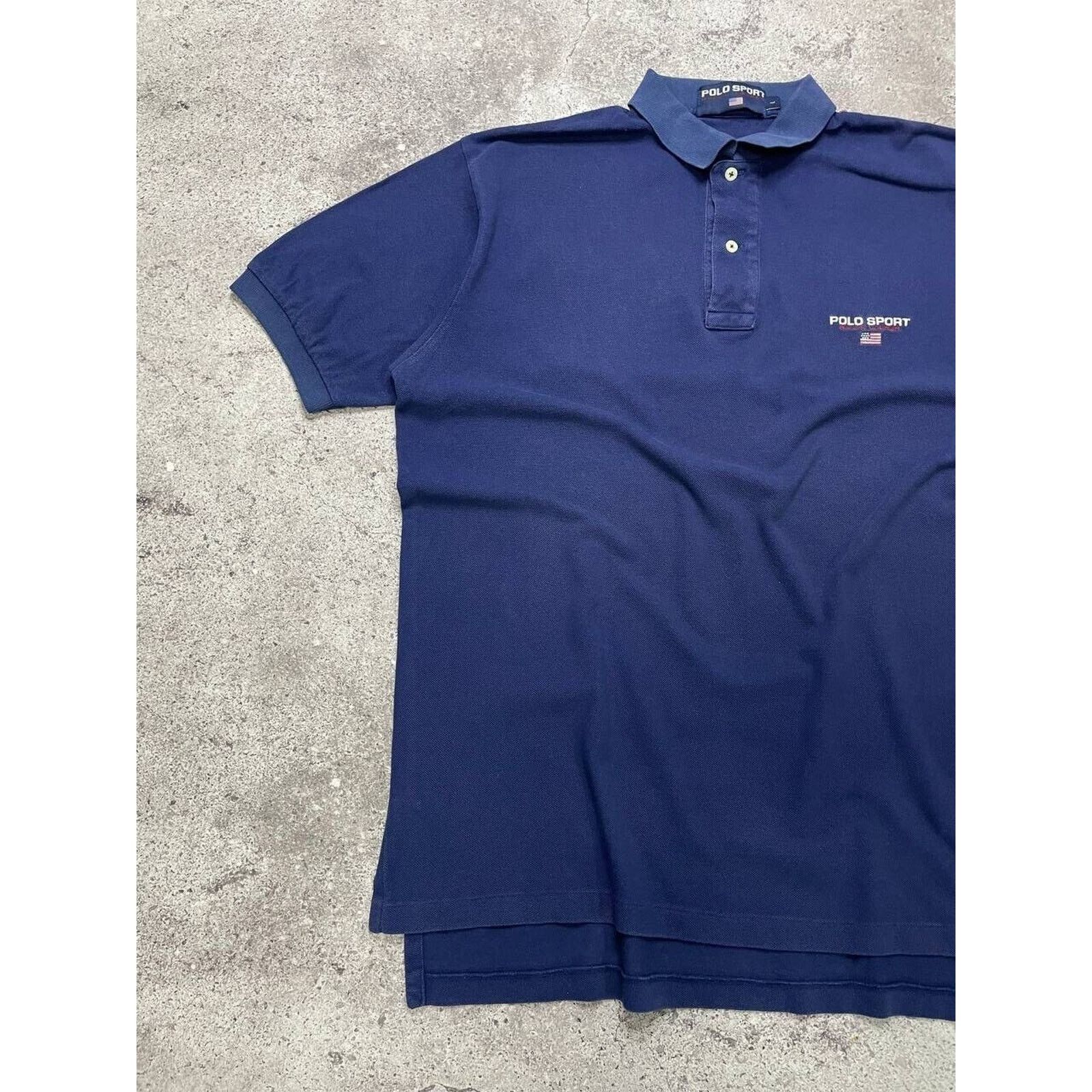 Ralph Lauren × Vintage Polo Sport Ralph Lauren Navy Blue Polo Shirt Men’s Size L Size US L / EU 52-54 / 3 - 4 Thumbnail