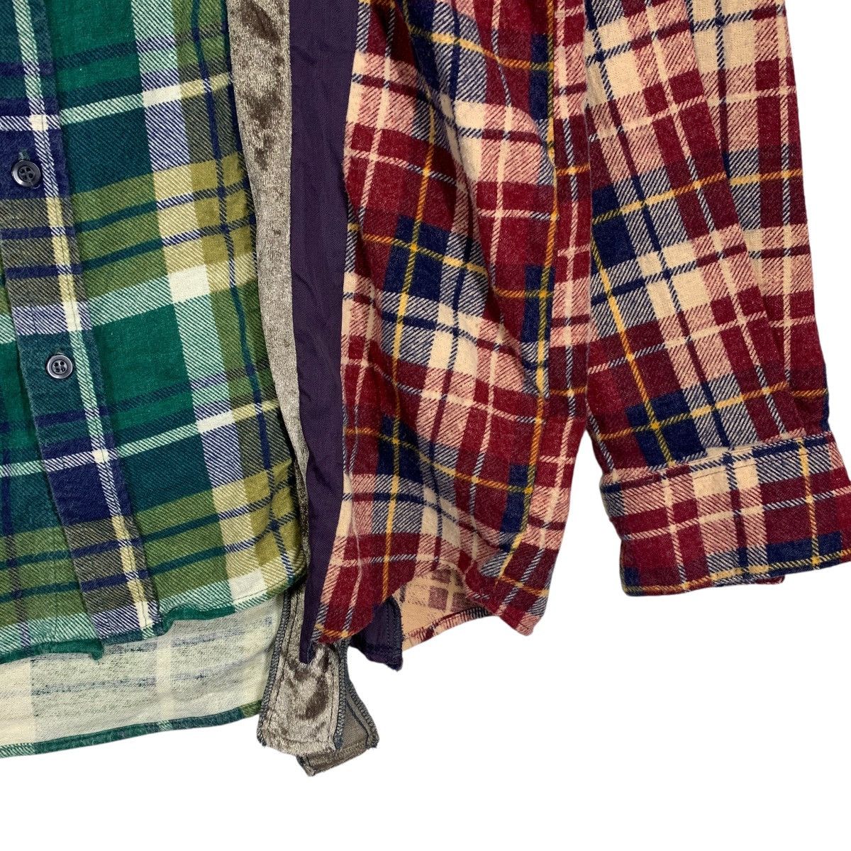 Needles NEW W/TAG! NEEDLES REBUILD 7 CUT FLANNEL SHIRT Size US M / EU 48-50 / 2 - 3 Thumbnail