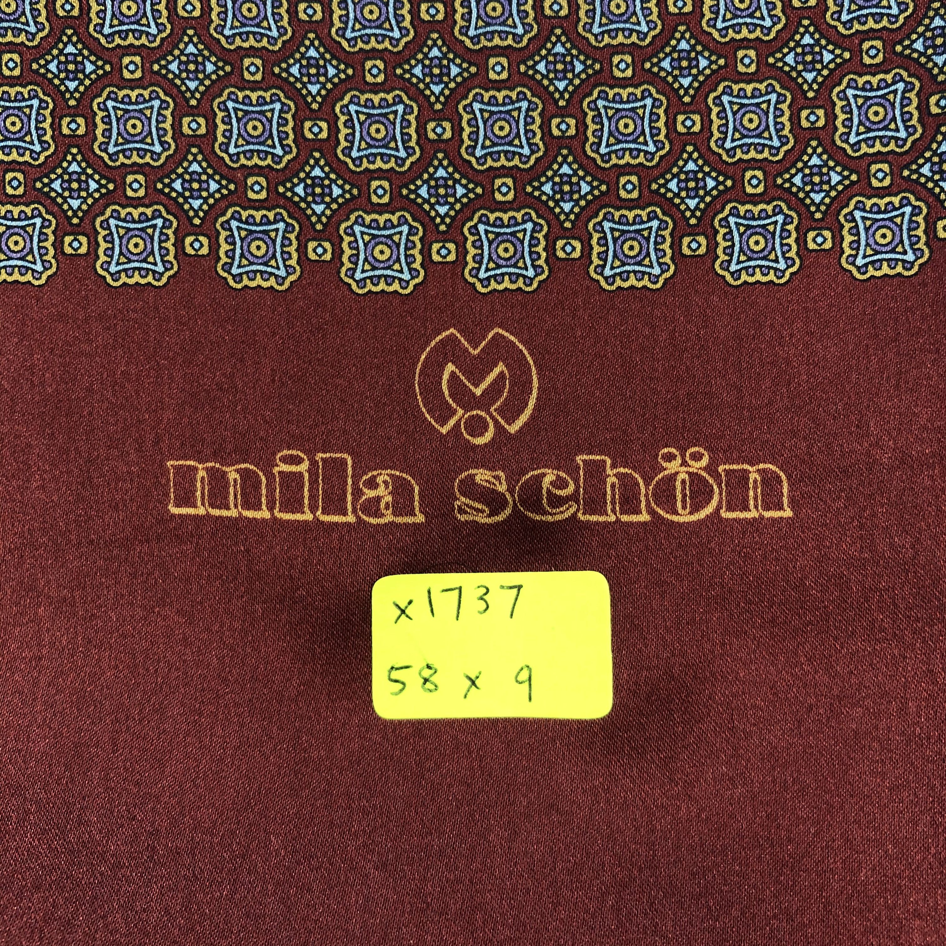 Mila Schon Vintage Mila Schon Silk Scarf Size ONE SIZE - 8 Thumbnail