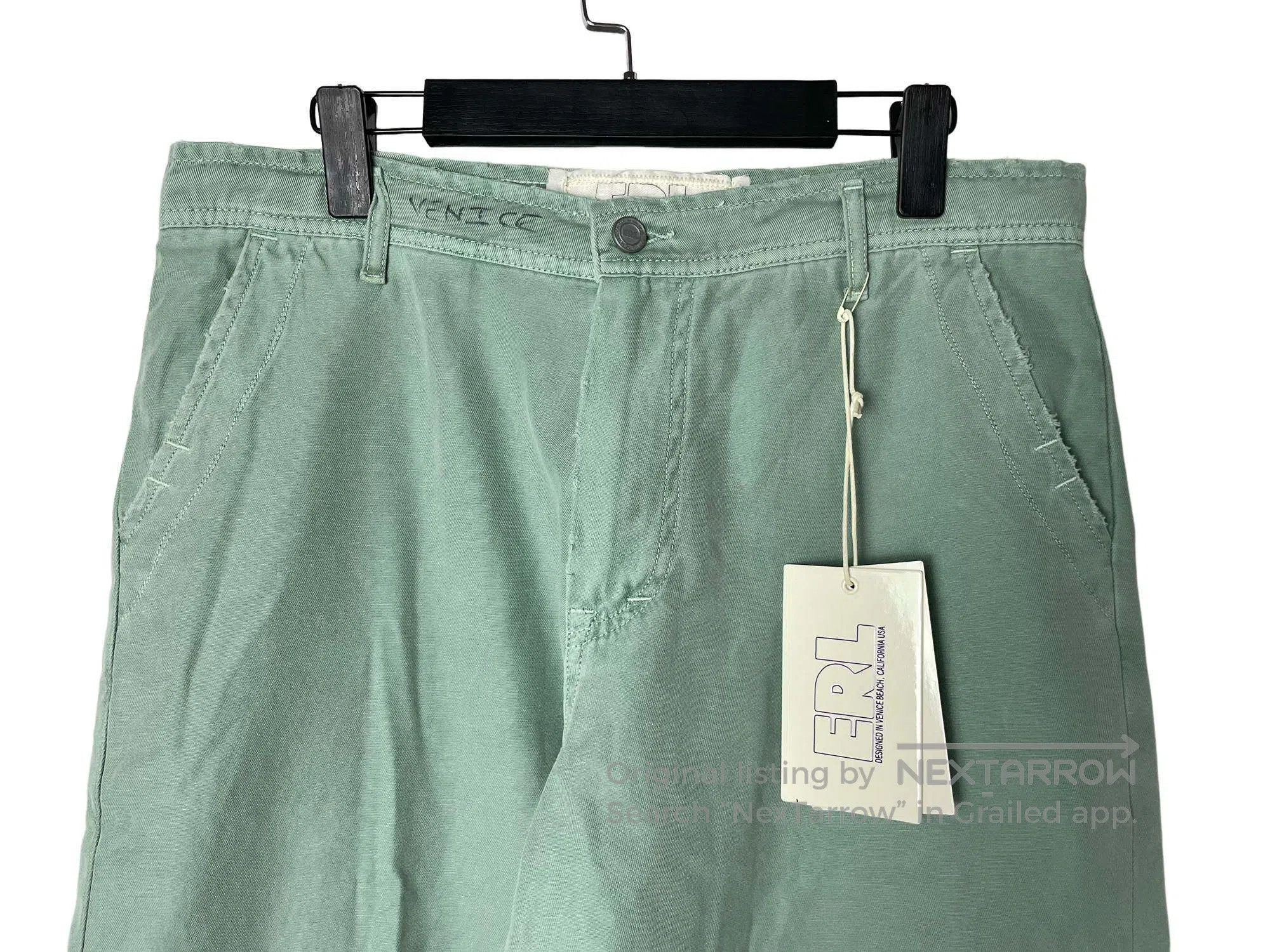 ERL ERL size S Handwritten Wide Leg Vintage French Work Pants Size US 27 - 3 Thumbnail