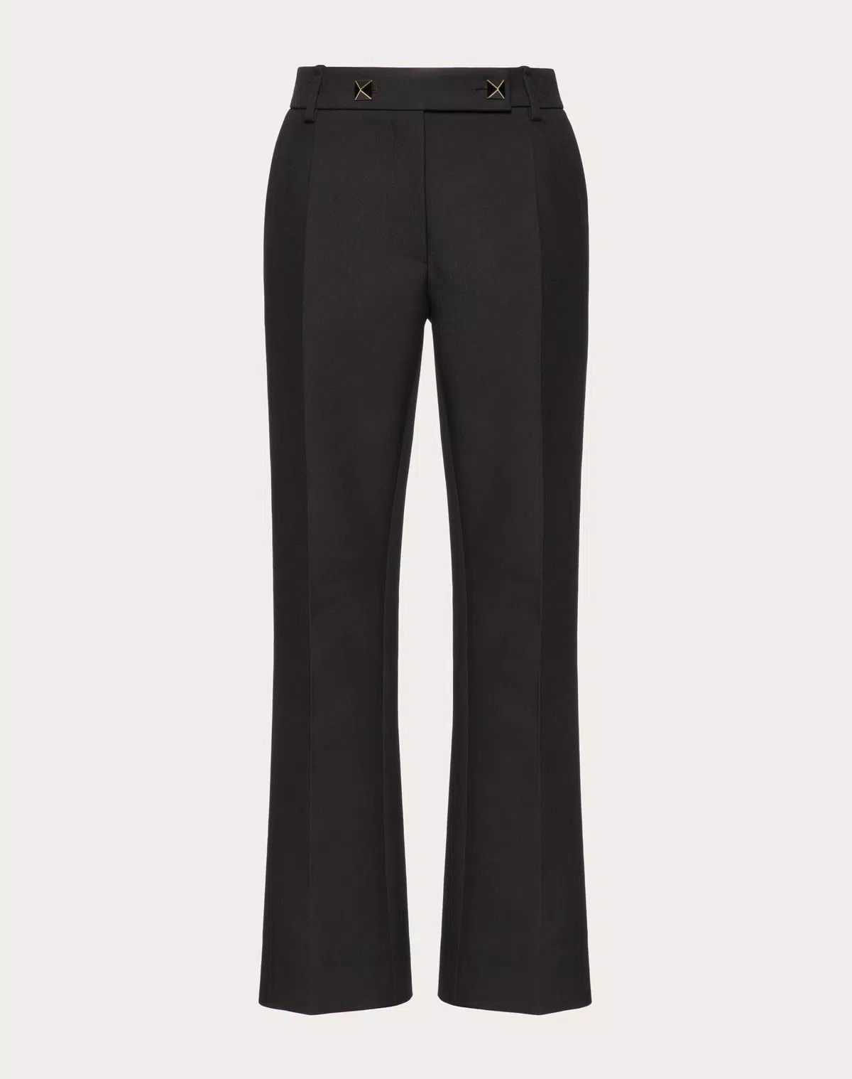 Valentino o1s1wg110925 Crepe Couture Trousers in Black Size 27" / US 4 / IT 40 - 1 Thumbnail