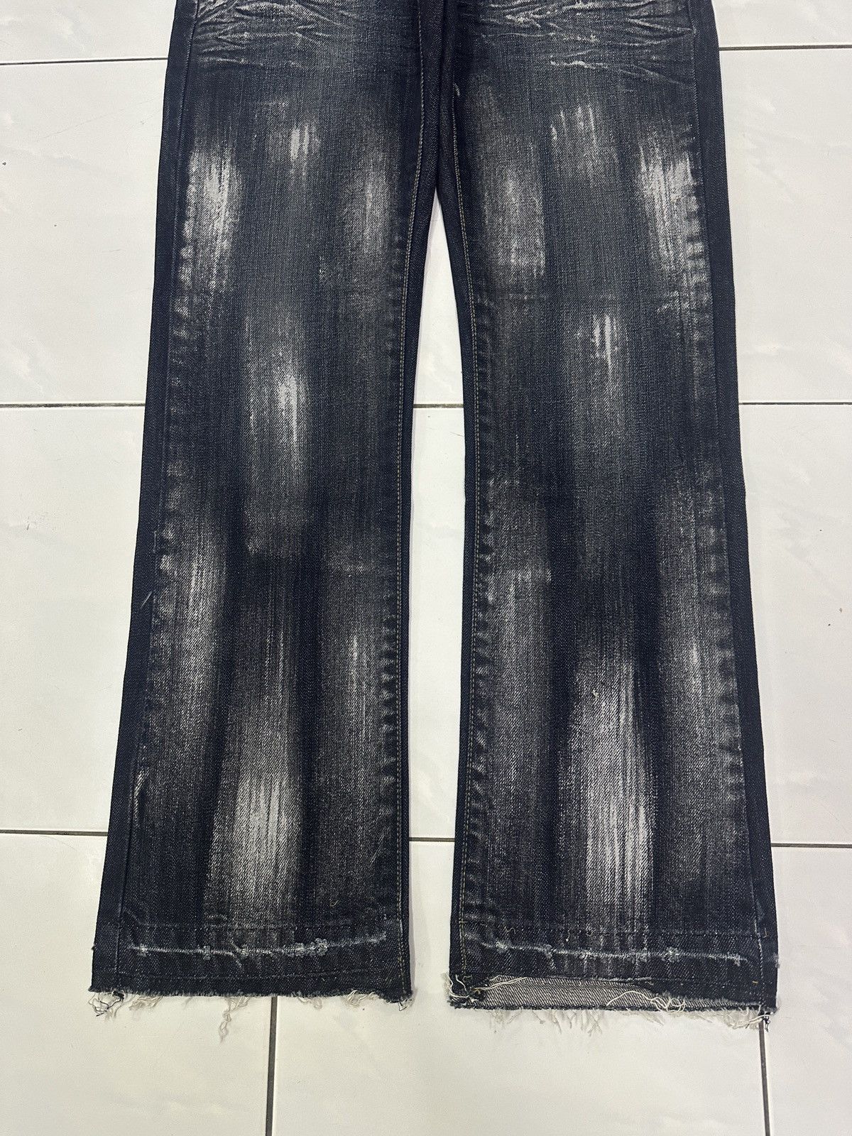 Japanese Brand Japanese BA-TSU Paint Splitter Jeans Size US 30 / EU 46 - 7 Thumbnail