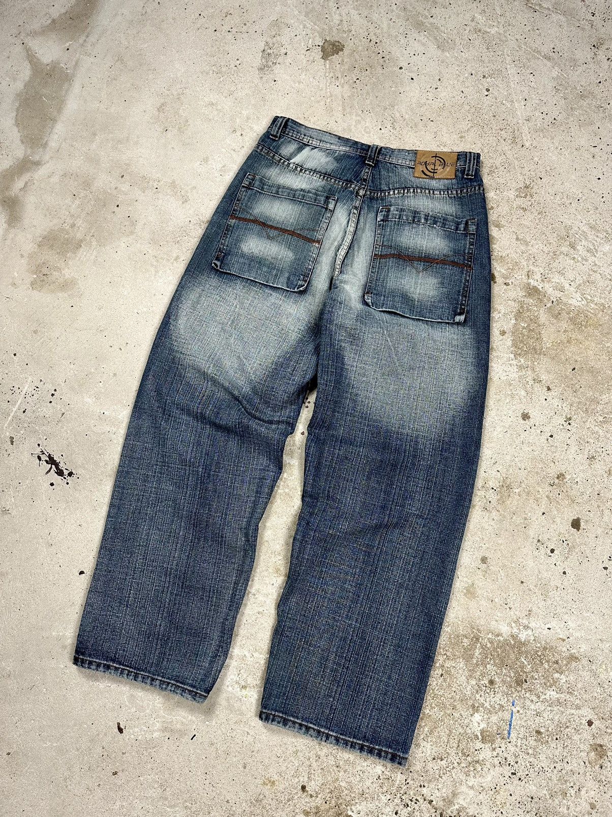 If Six Was Nine × Japanese Brand × Vintage Vintage 90s Baggy Japanese Washed Denim Pants Size US 30 / EU 46 - 13 Thumbnail