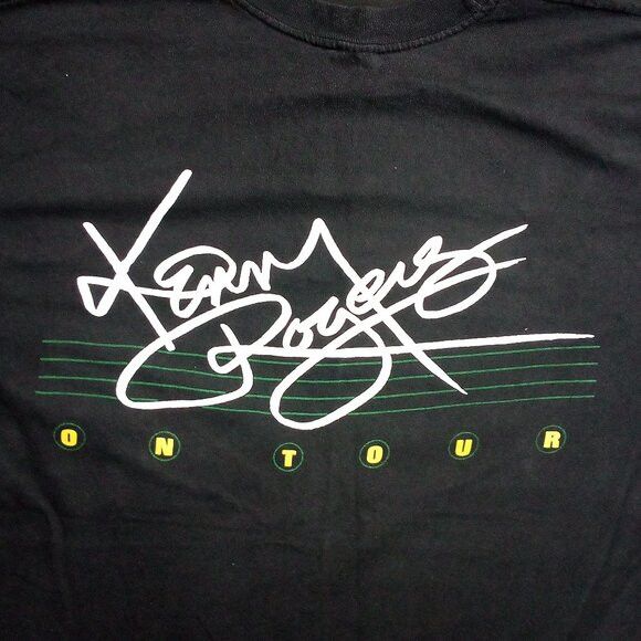 Band Tees × Vintage Vintage Kenny Rogers On Tour T-Shirt Size US XL / EU 56 / 4 - 7 Thumbnail